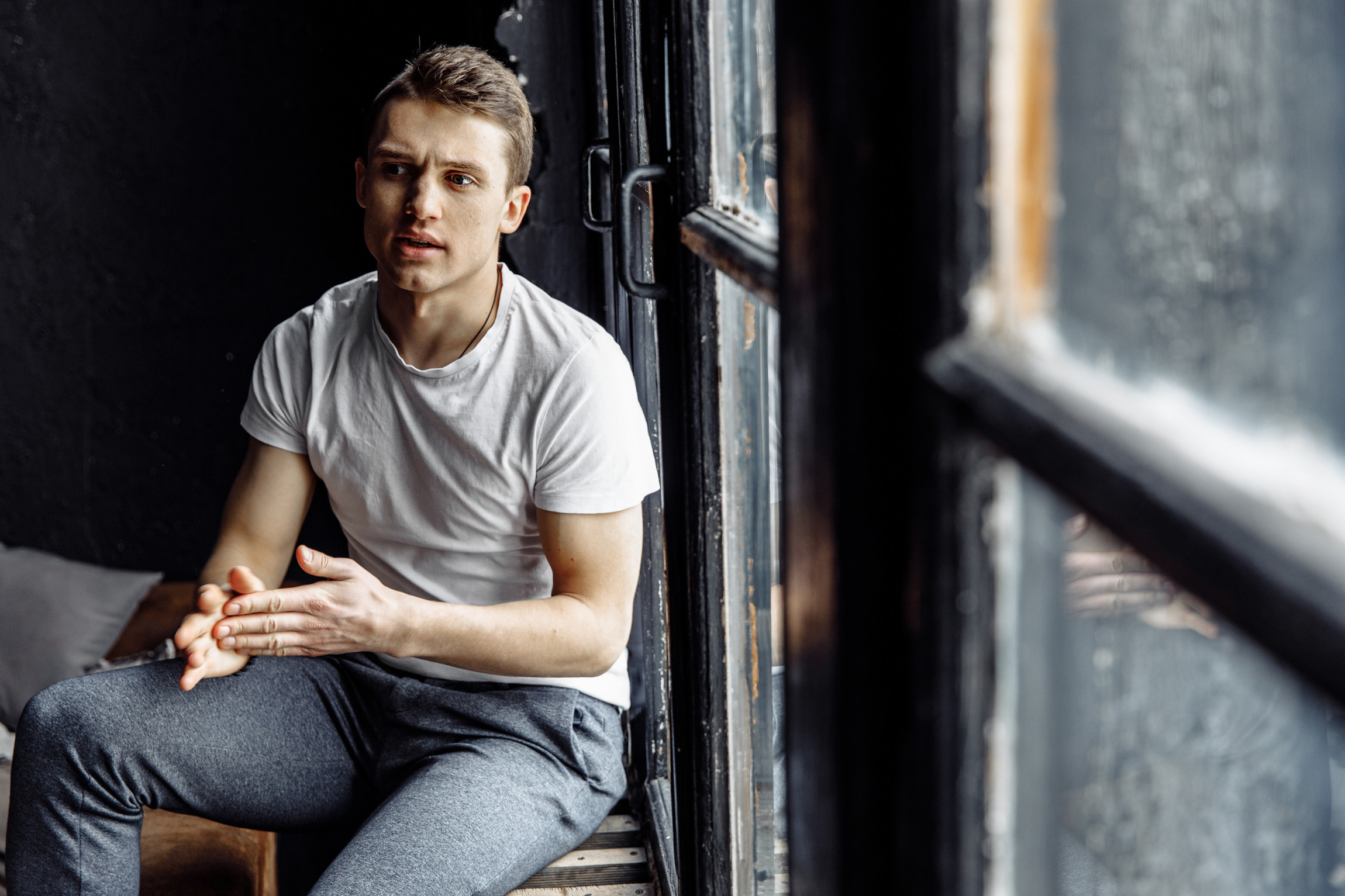 Студийная съемка. Мужской портрет