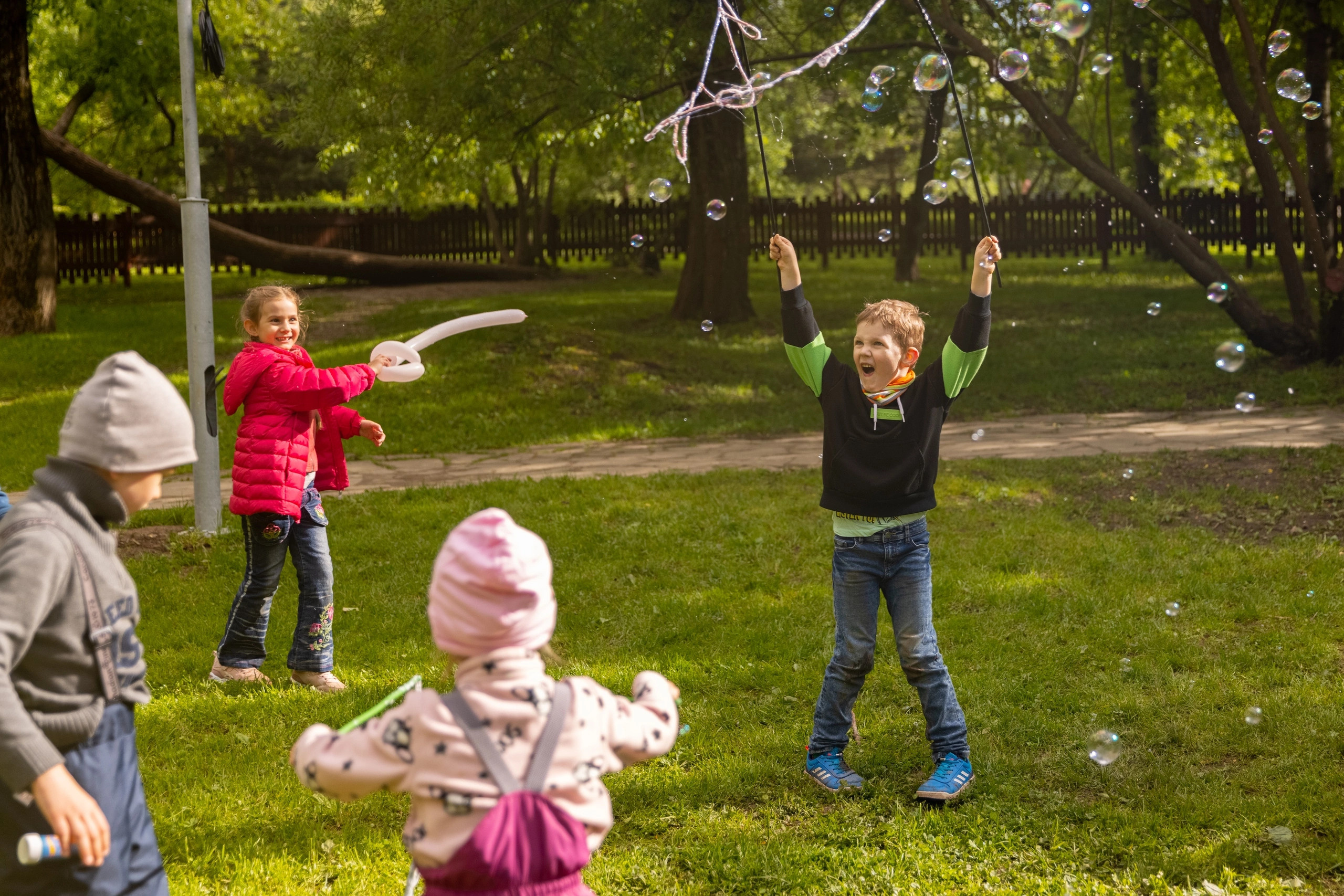 Детский праздник пузырей. Тархановский Павел Фото/Видео съёмка