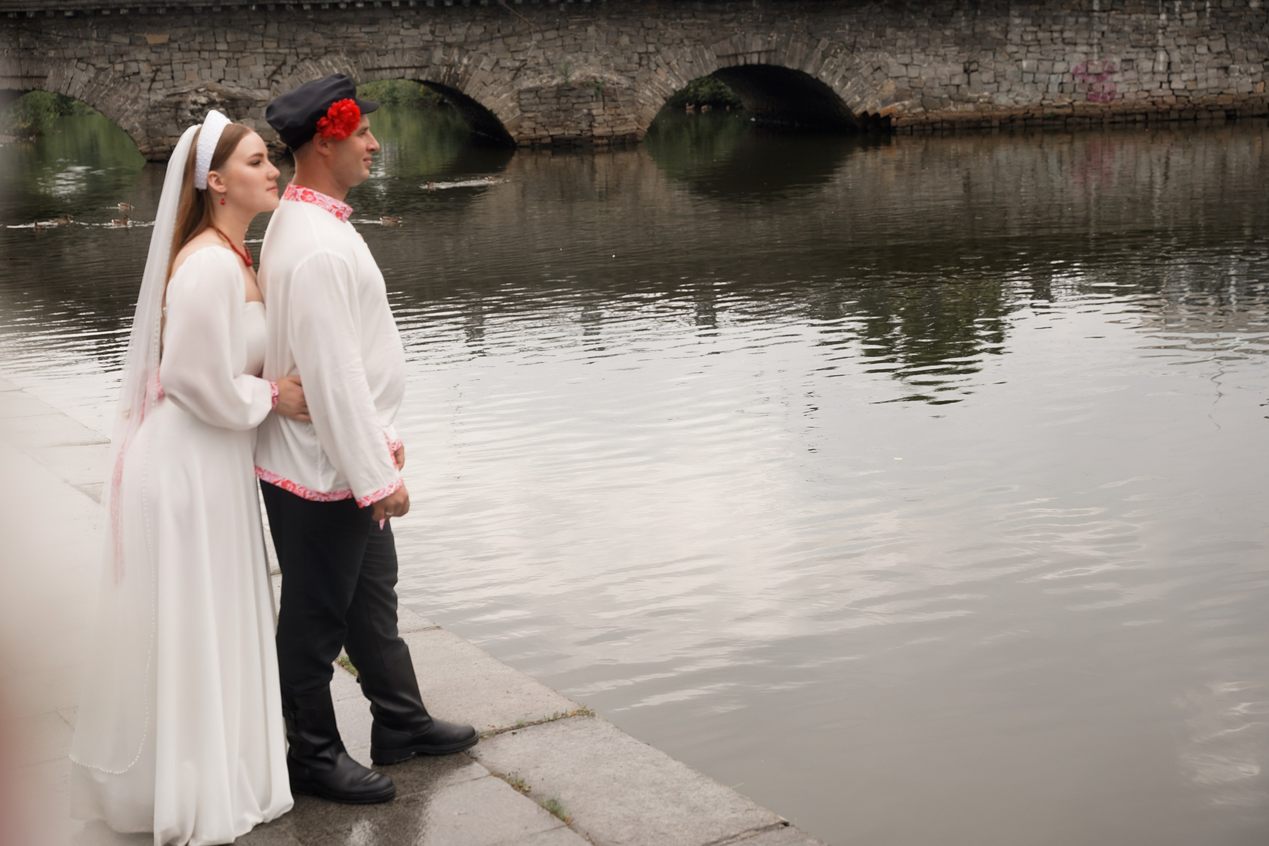 Свадебная фотосессия в русском стиле