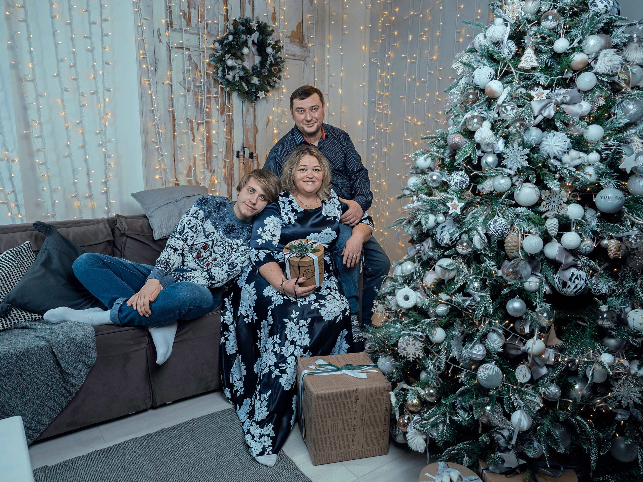 новый год фотографии, новогодняя фотосессия с ребенком