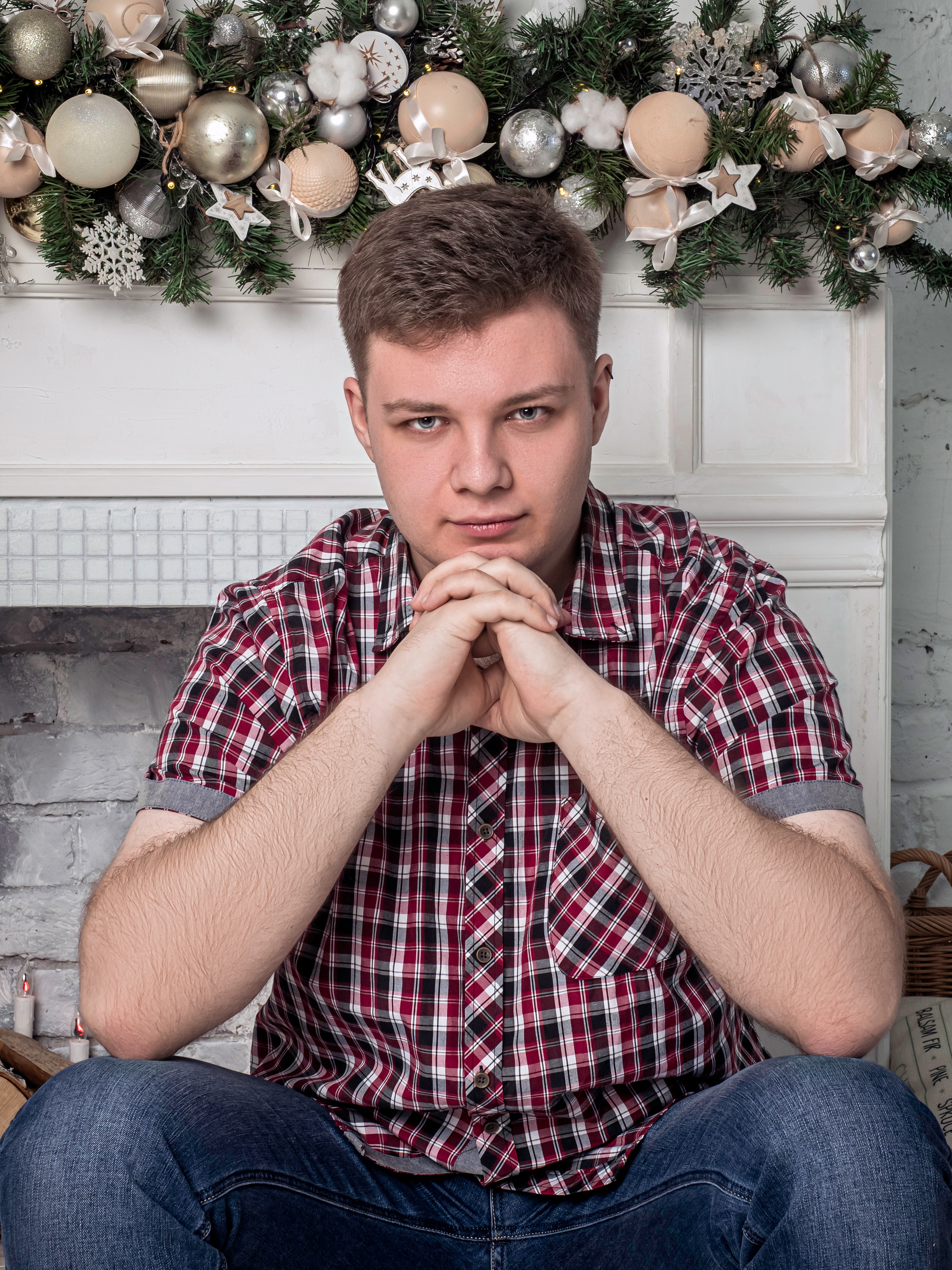 новогодняя фотосессия семья, фотосессия дома семьей