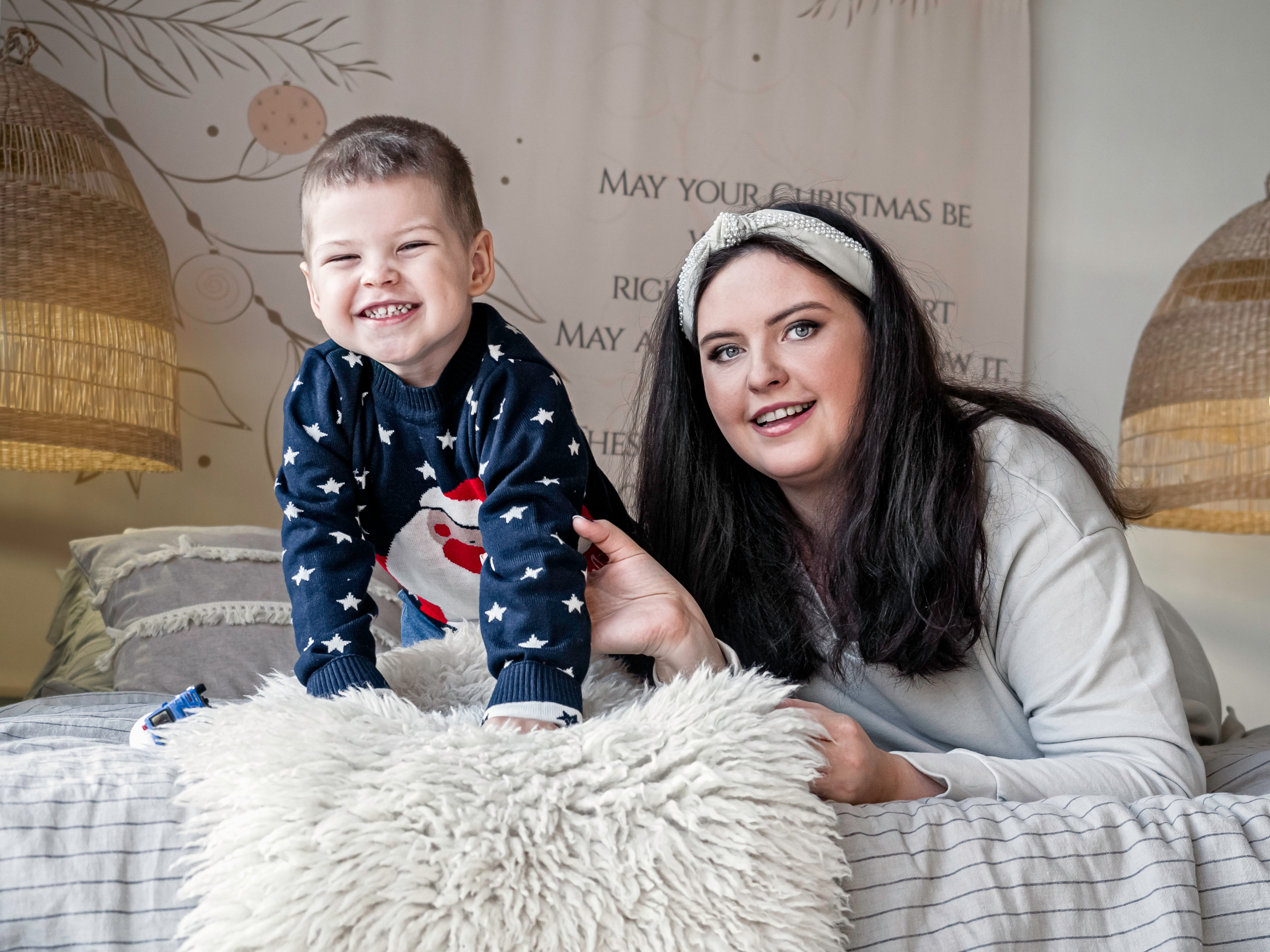 новогодняя фотосессия с ребенком