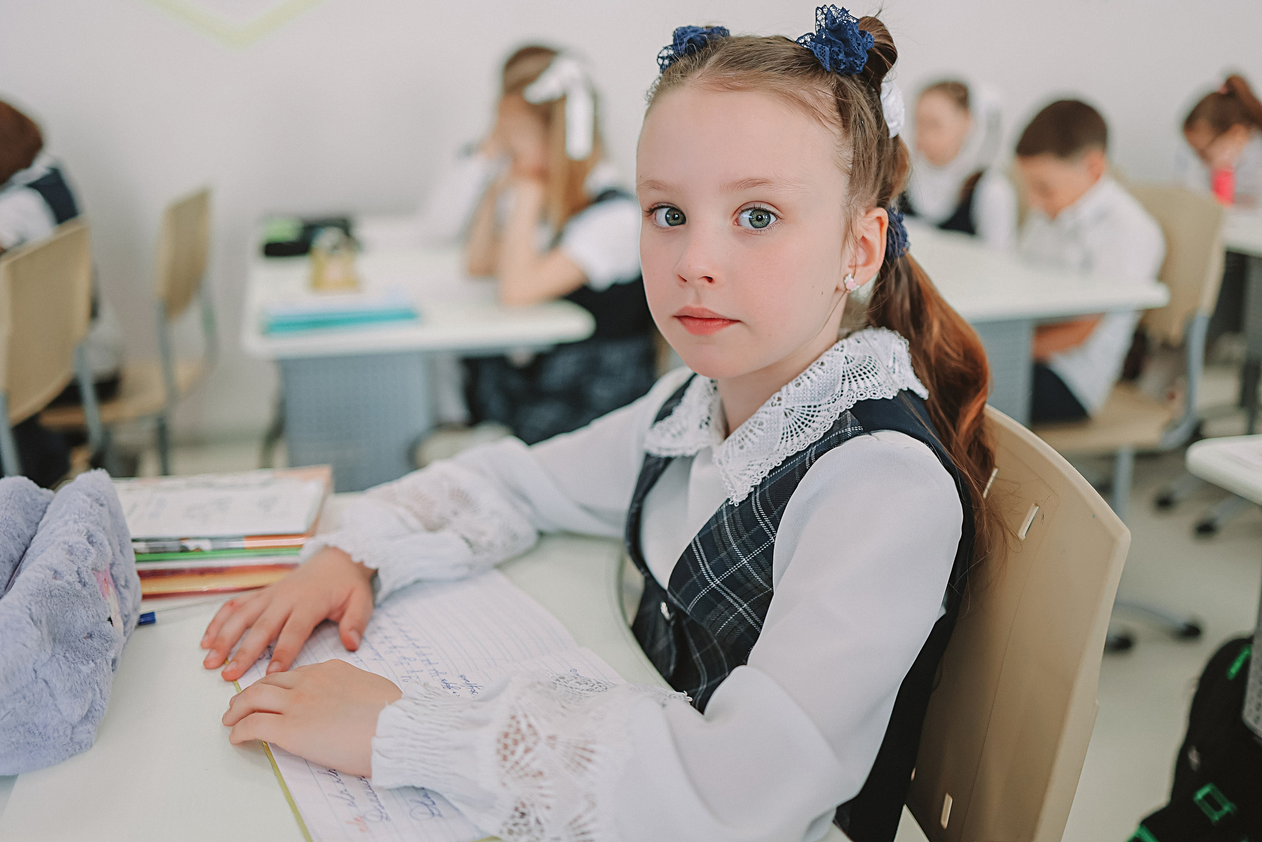 Один день в школе 1 класс. Семейный фотограф Тюмень, фотограф на роды Салмина Мария