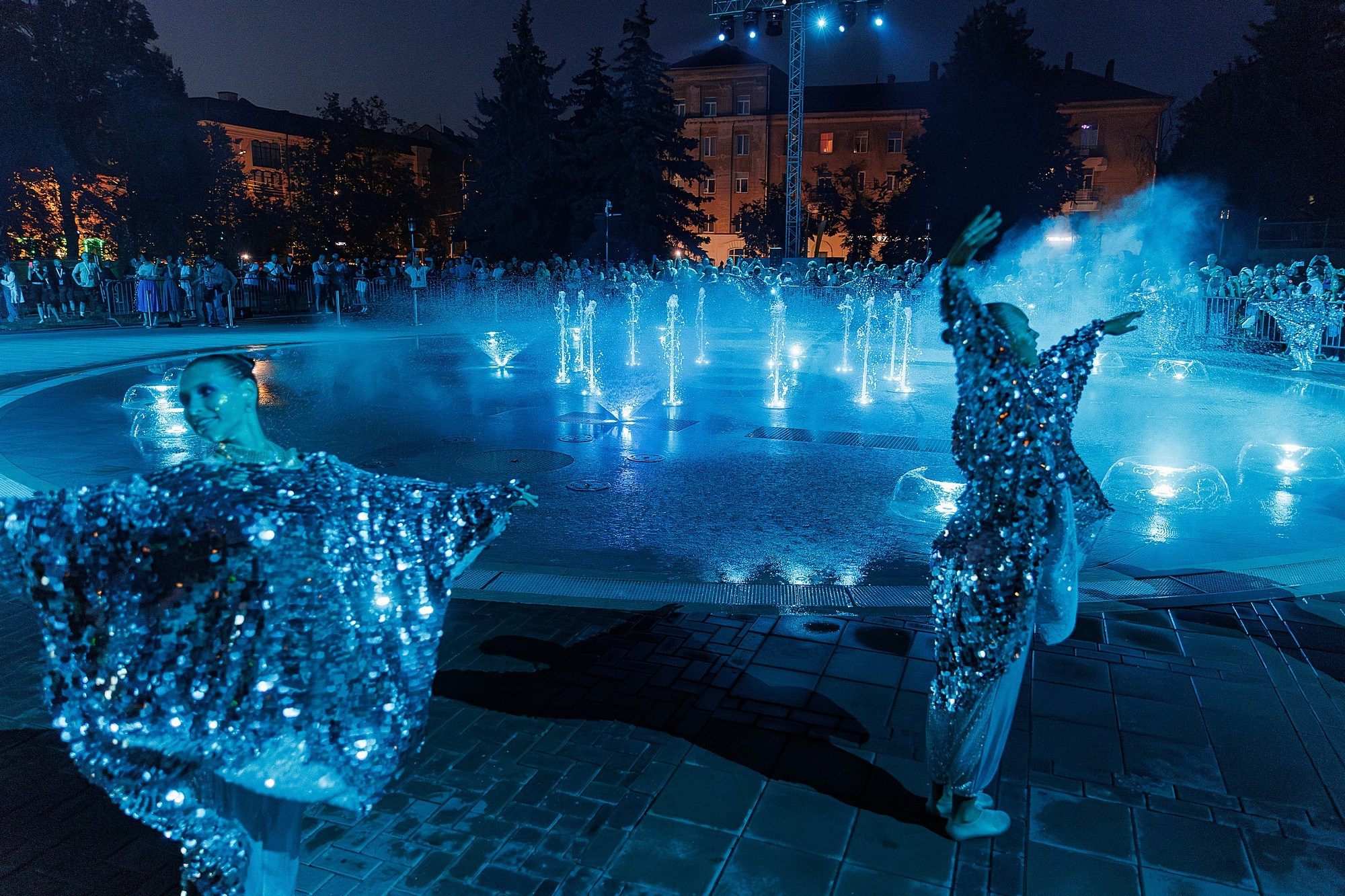 Открытие мультимедийного фонтана | СБЕР. Боченков Вадим | Фотограф в Пскове и Санкт-Петербурге