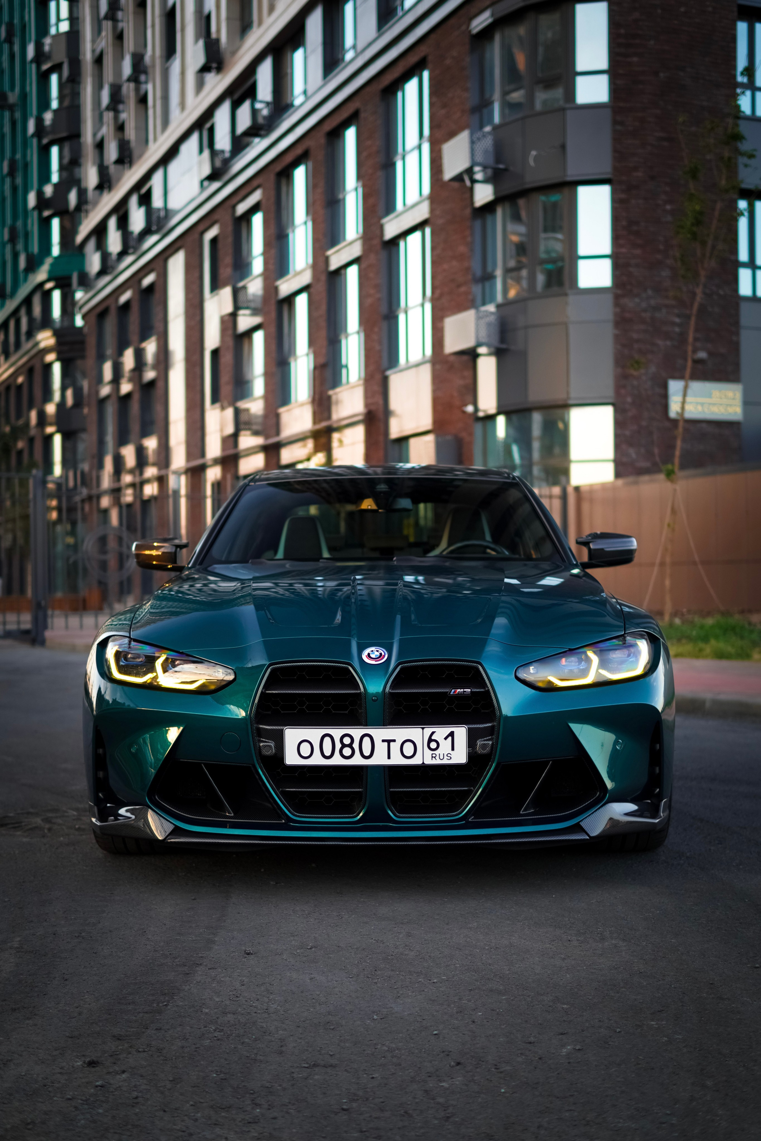 BMW M3 G80 green. AutoAlexArt