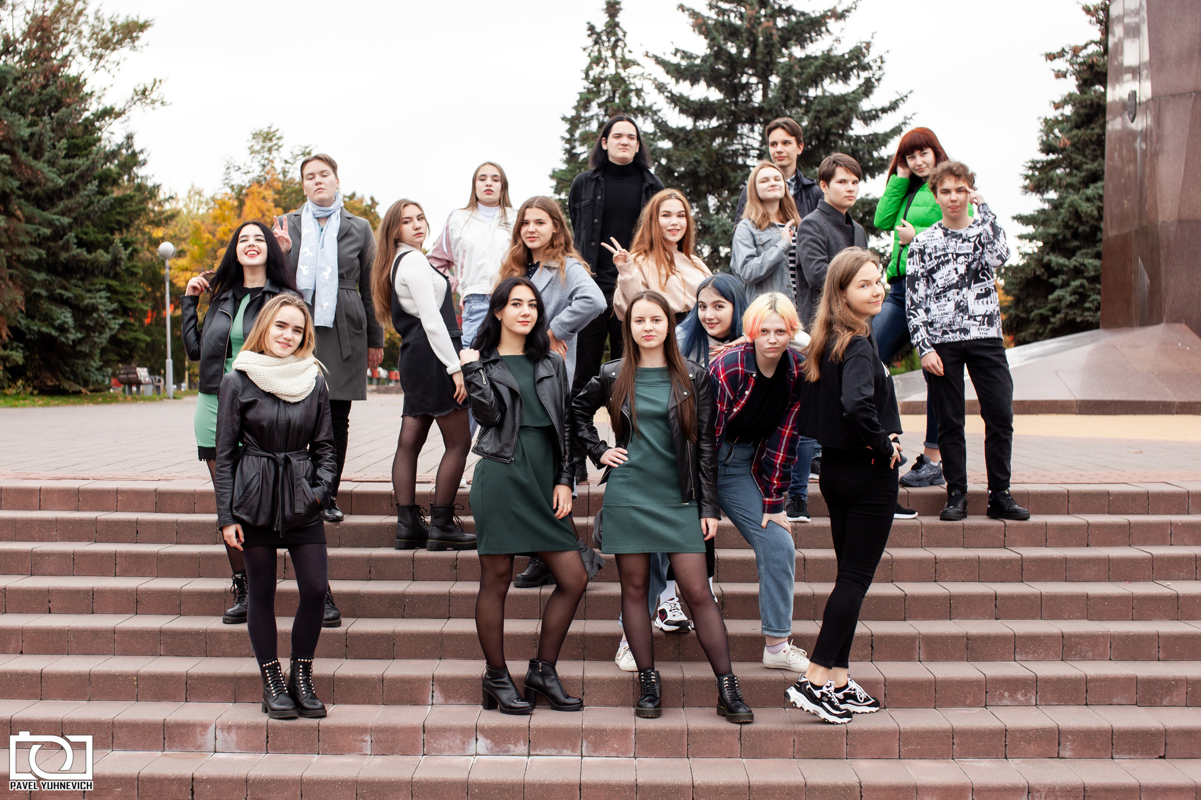 Фотосессия для выпускных альбомов в Солигорске, 11 класс