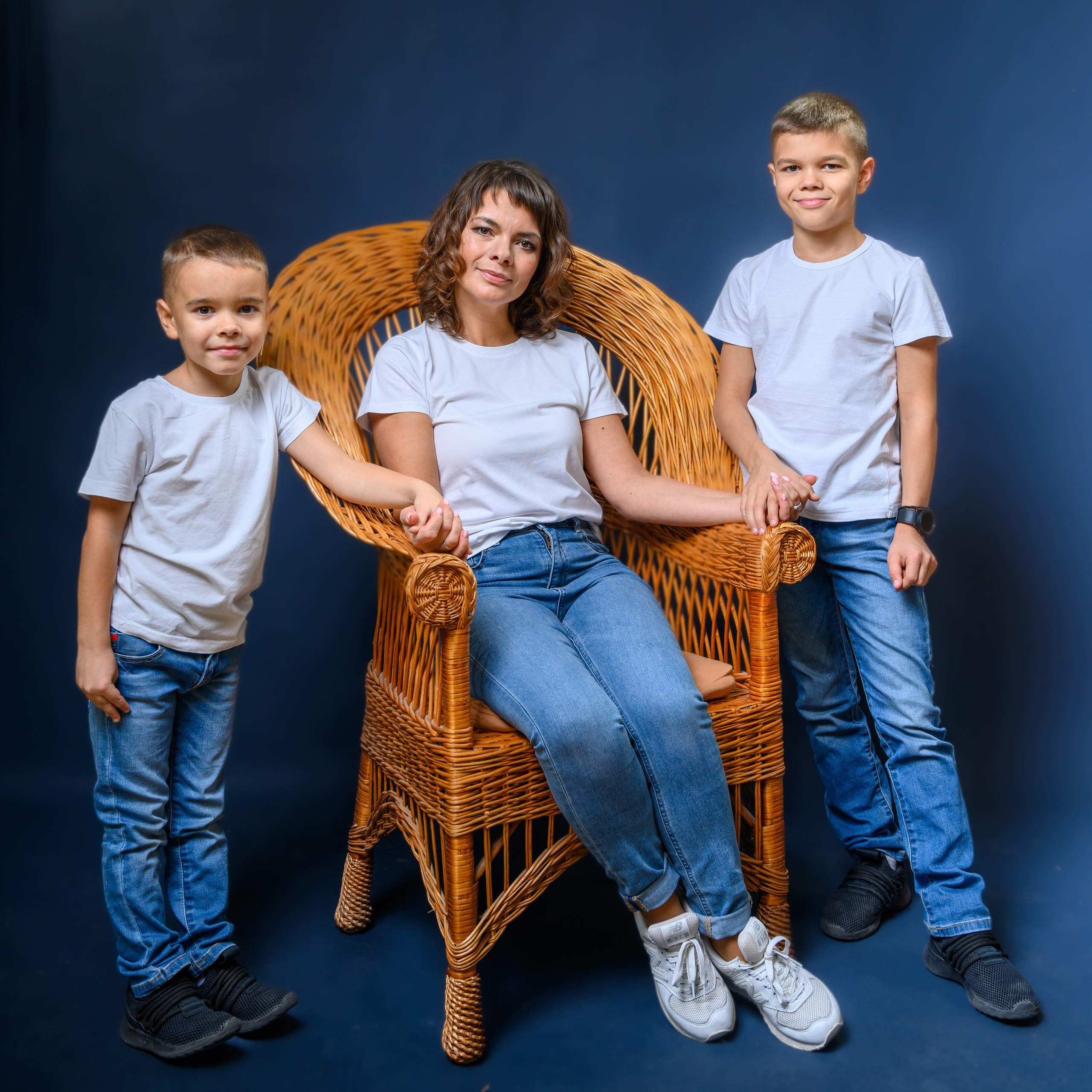 Леокадия, семейная фотосессия. Фотограф Андрей Зикеев, фотостудия AzArt Studio в Москве