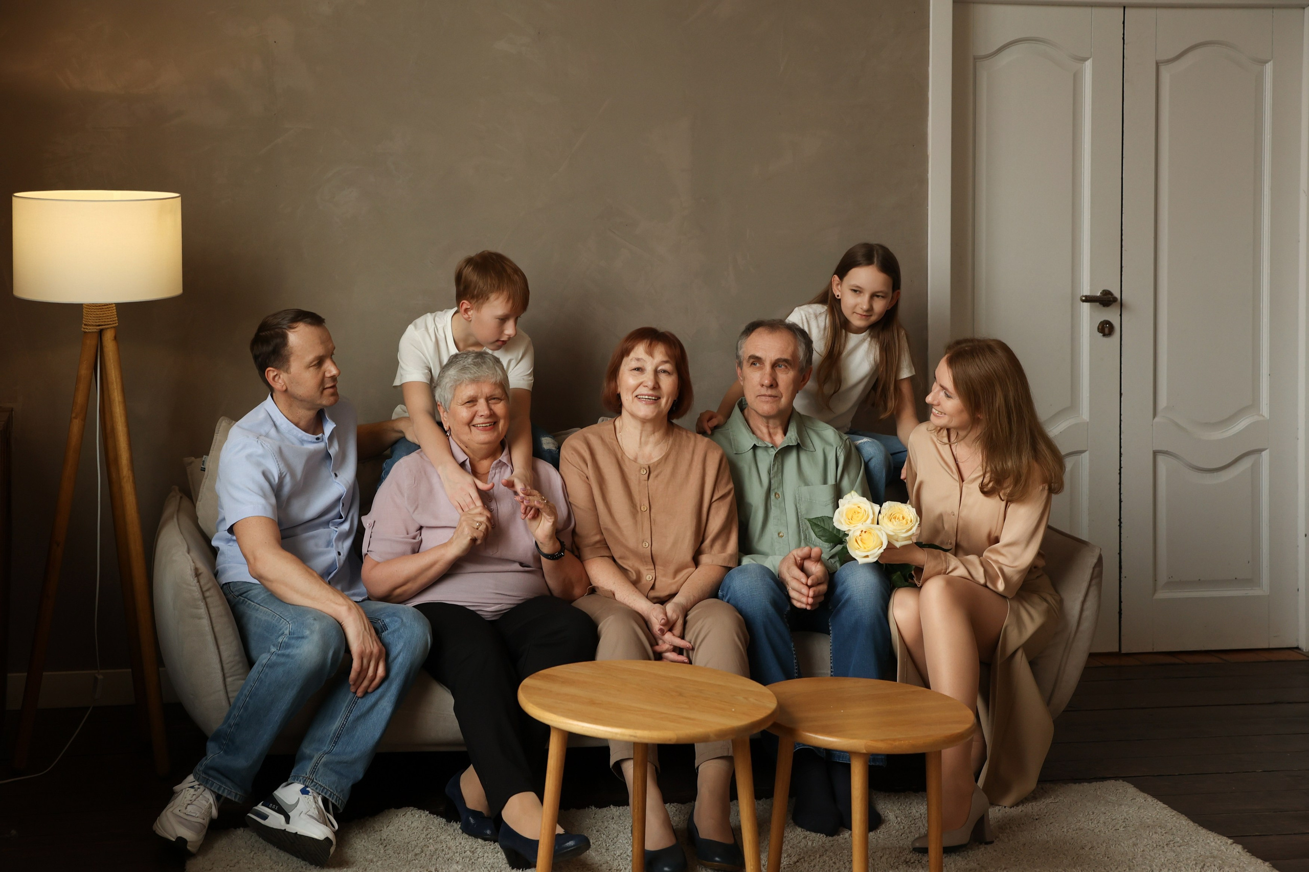 Вместе с бабушками и дедушкой. Фотограф Владимир Москва