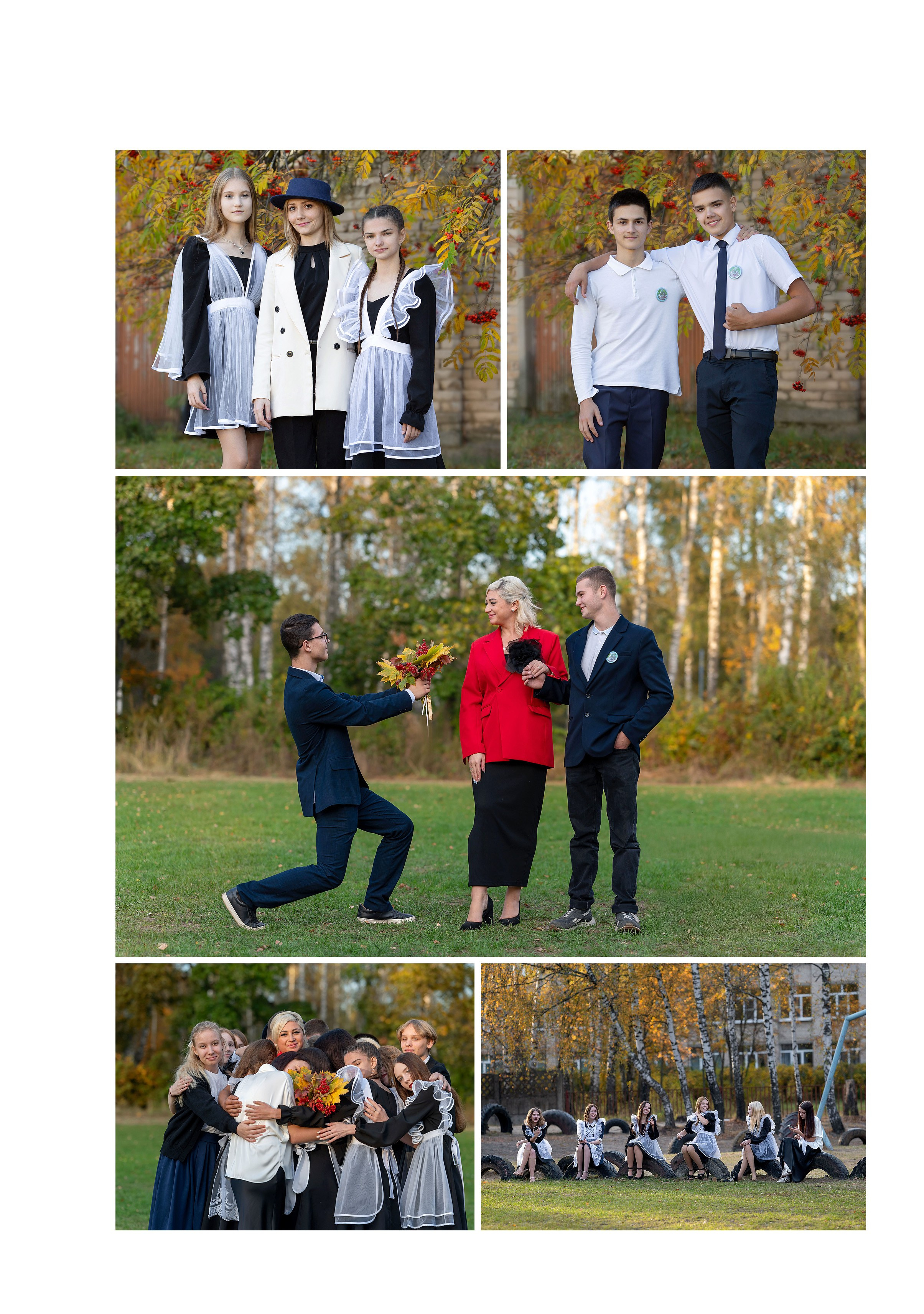 Альбом общей вёрстки для старшей школы 23×30 15 разворотов. Семейный фотограф в г. Воскресенск Наталия Молева