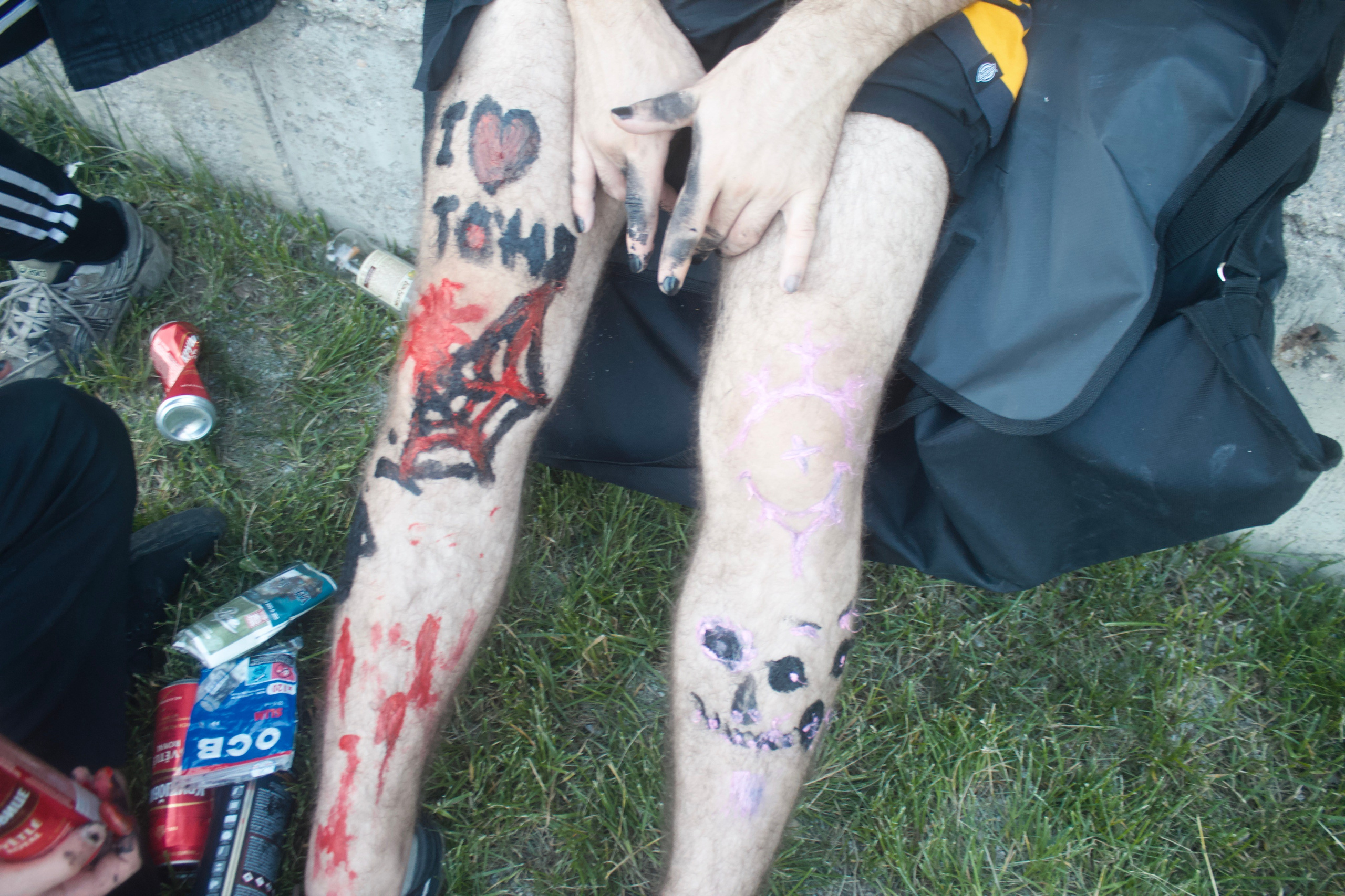 Процесс граффити. Концертный и портретный фотограф в Москве Соня Спросонья