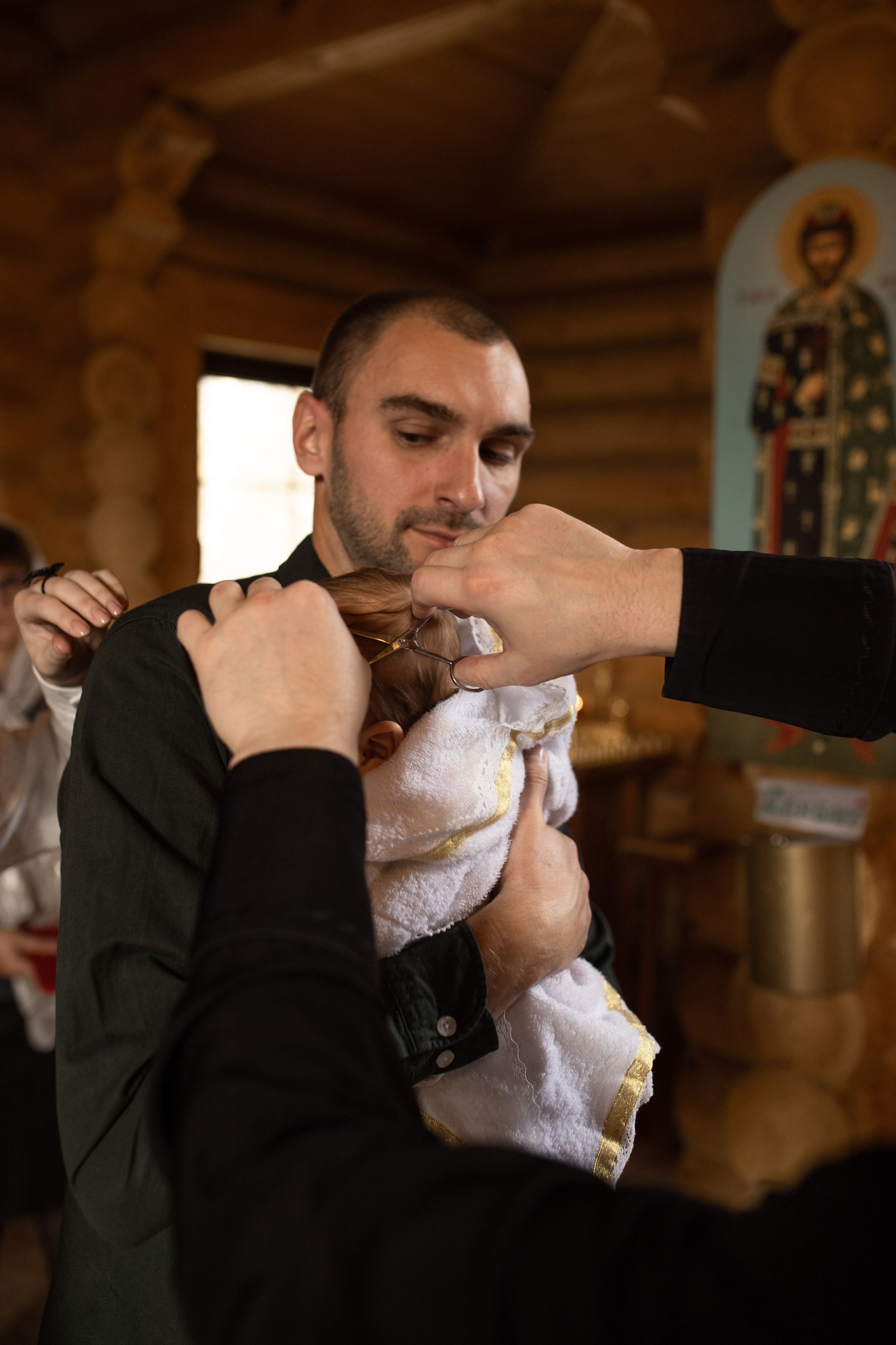 Таинство крещения Марка. Фотограф в Железнодорожном и Балашихе