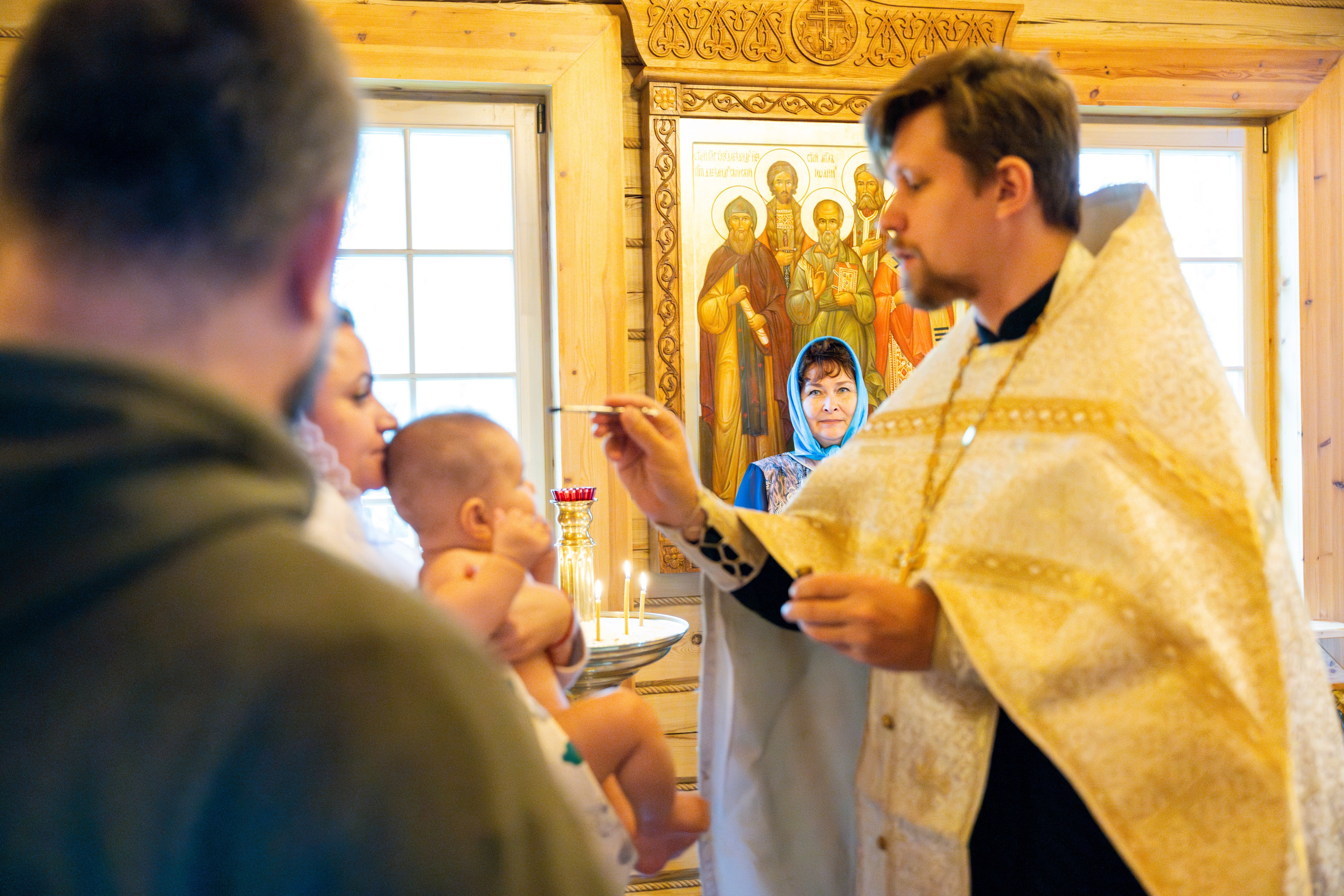 Крещение Ильи. Фотограф Юлия Попова