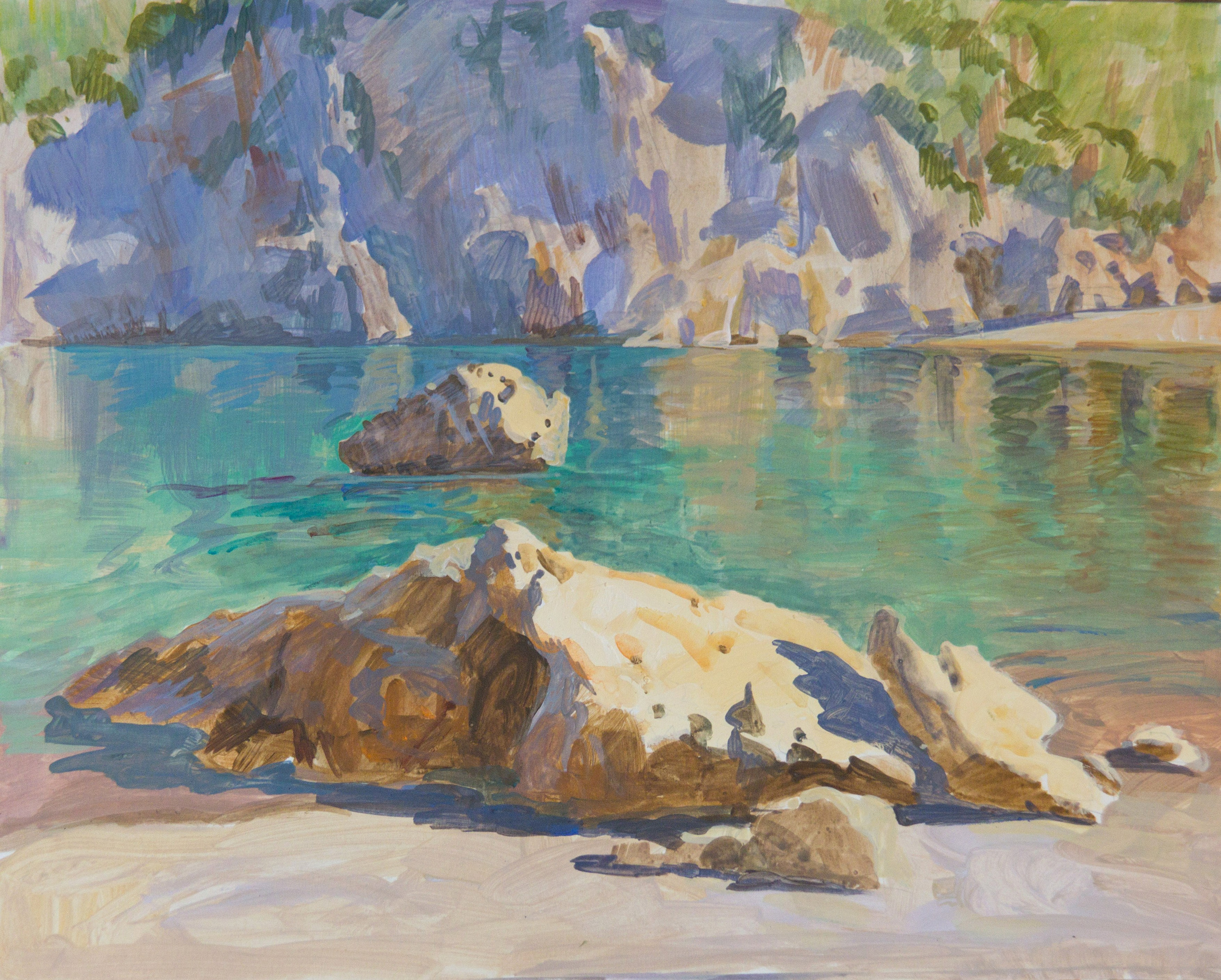 Живопись, пейзаж, море