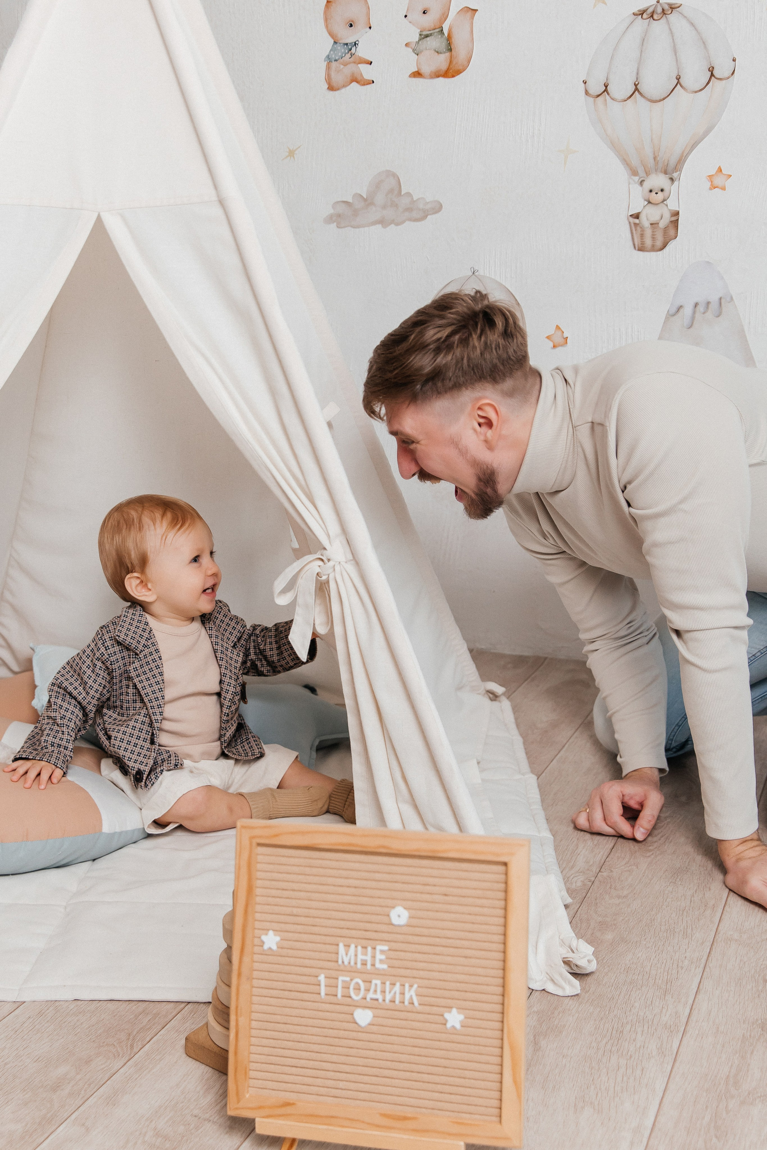 Фотосессия на 1 годик, детская фотостудия Кемерово