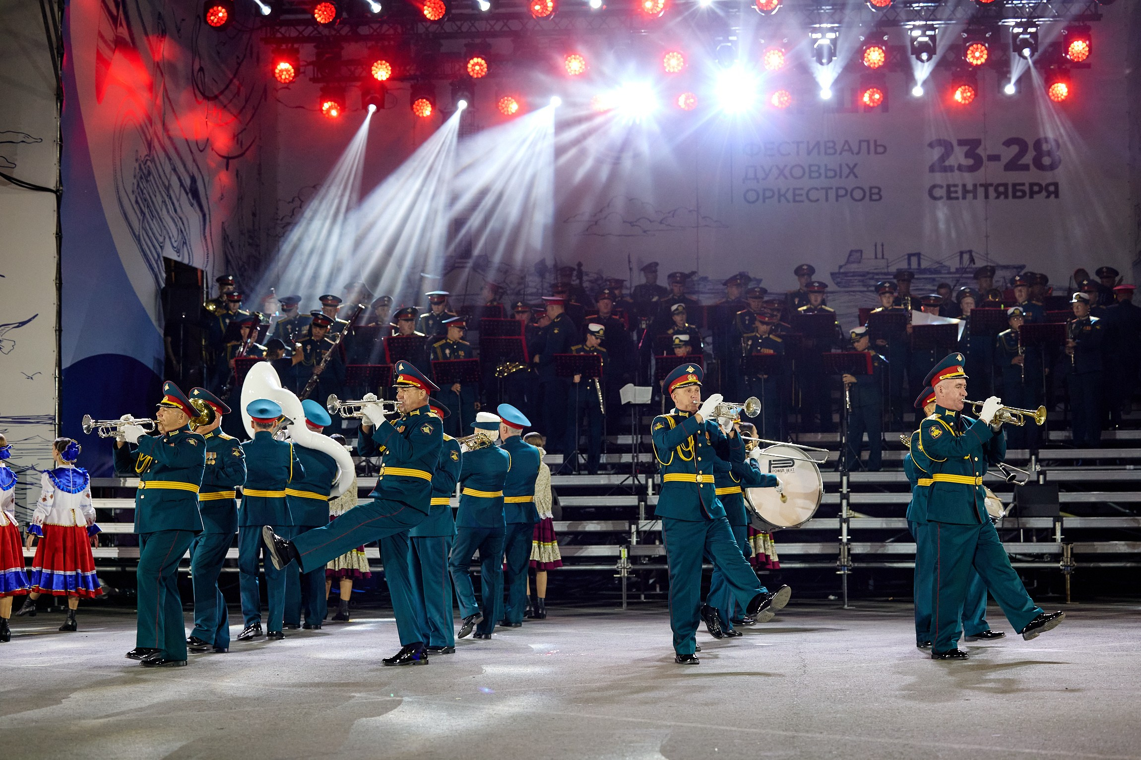 «Тихоокеанские марши» Плац-концерт