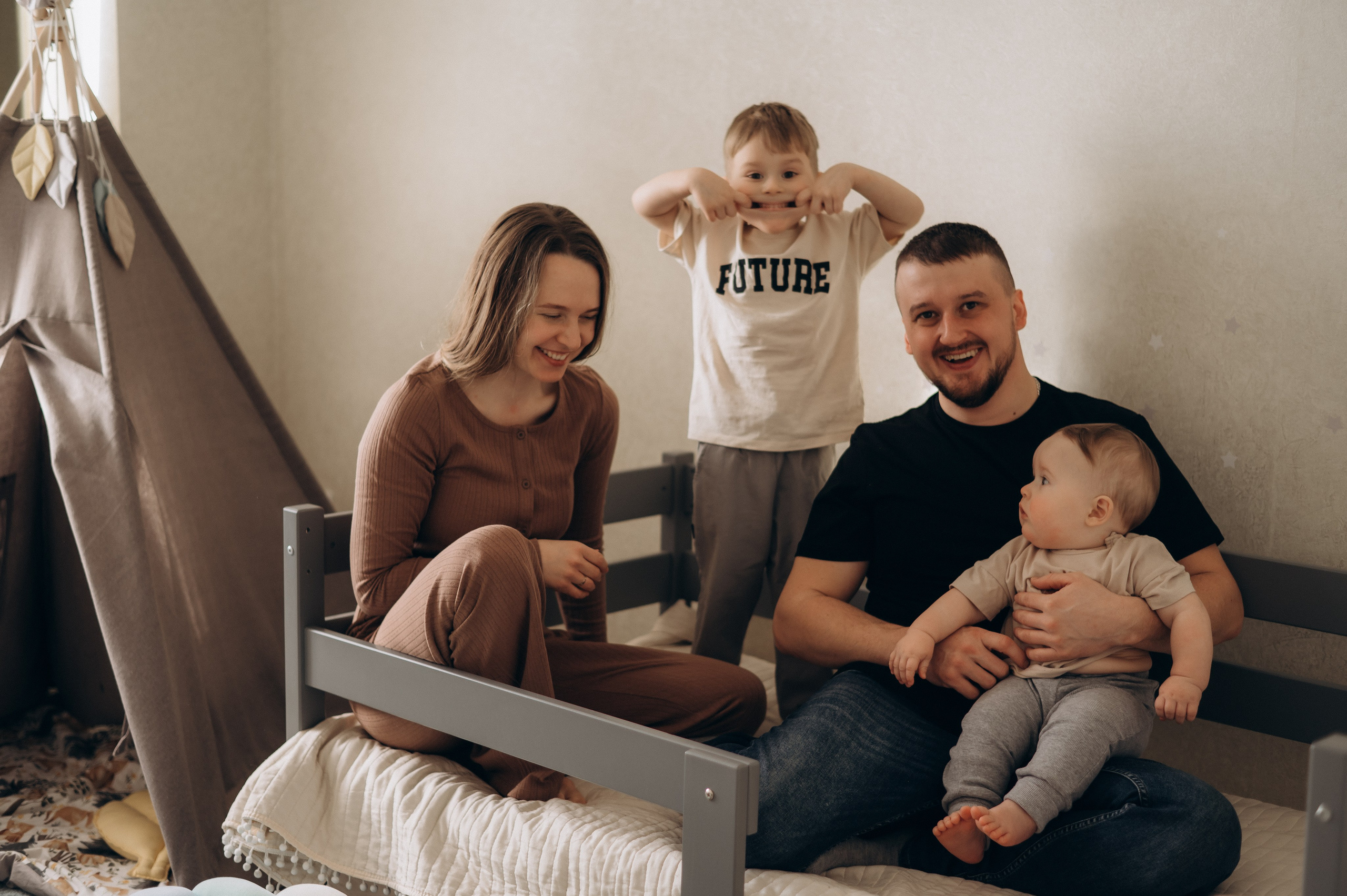 Семья Безбах (домашняя). Фотограф в Иркутске