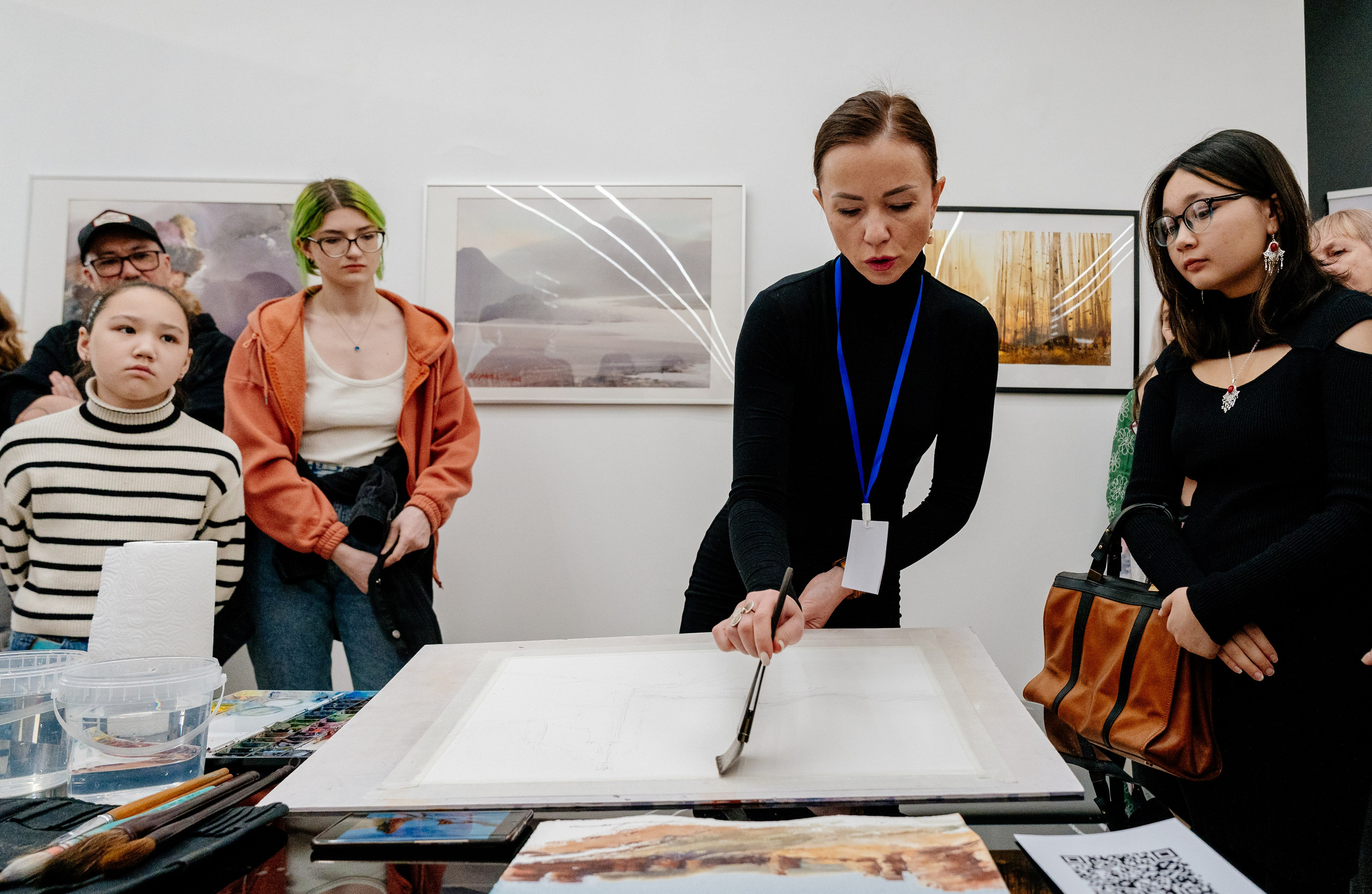 Фестиваль акварели «Течение времени». Репортажный фотограф в Астане — Диана Калтаева, портретный фотограф