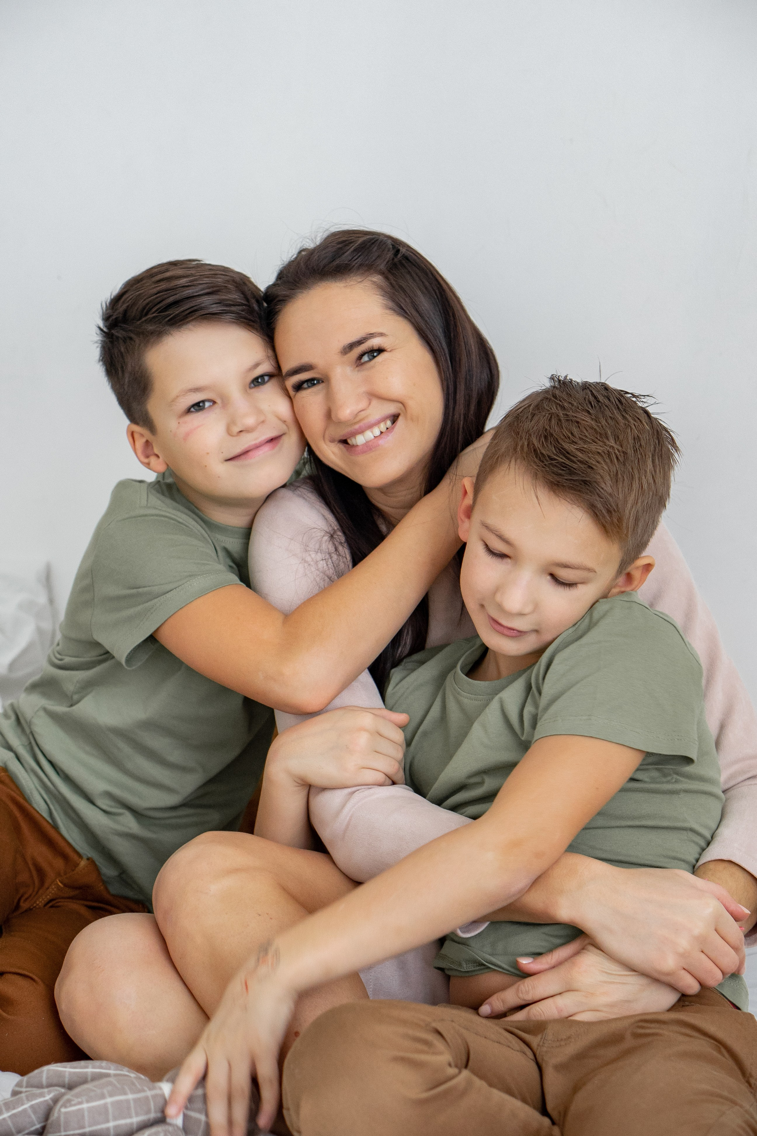 Семья Н. в фотостудии. Фотограф Ольга Игорева