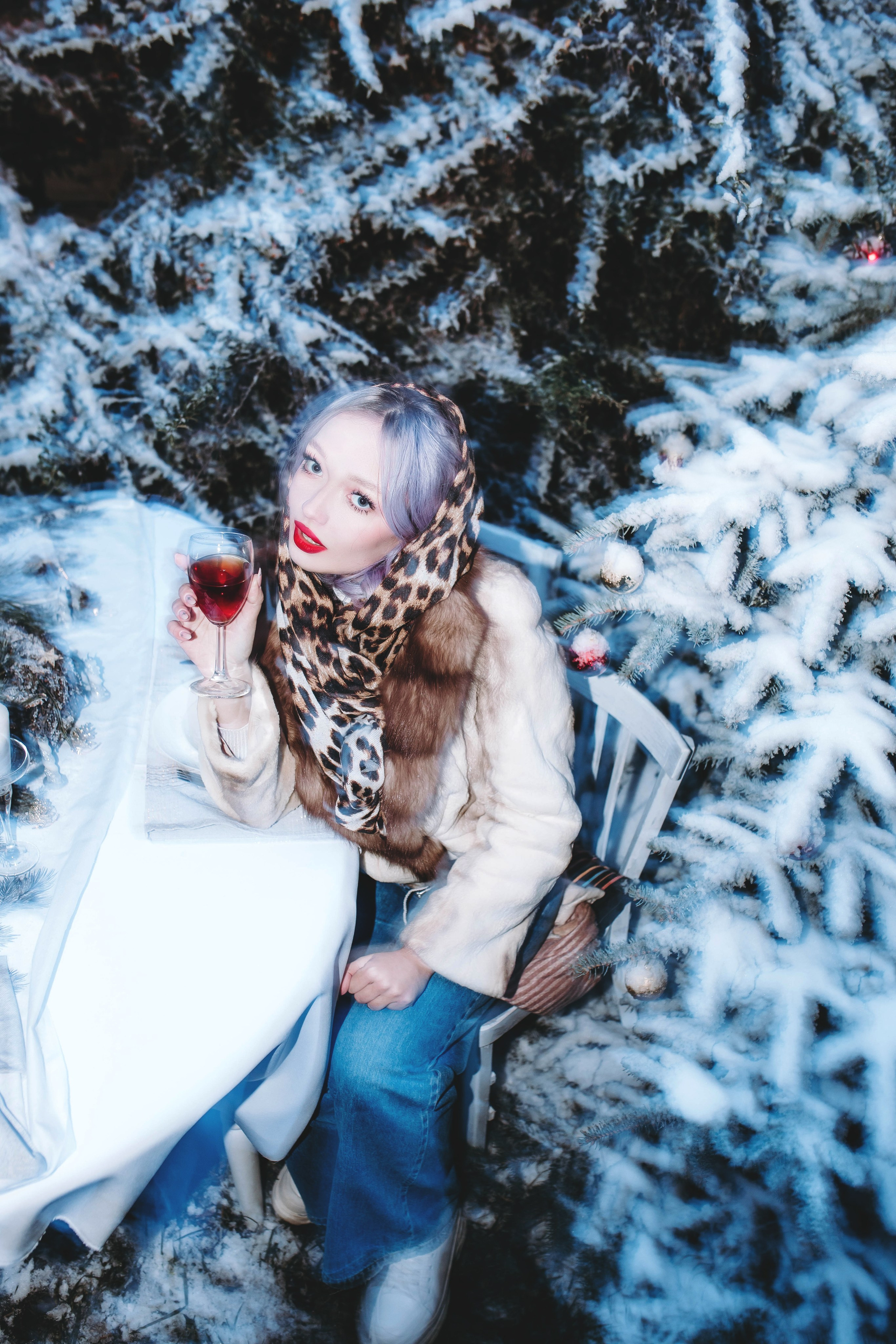 Новый год — девушки в шубах. Фотограф в Ставрополе Алина Клочкова