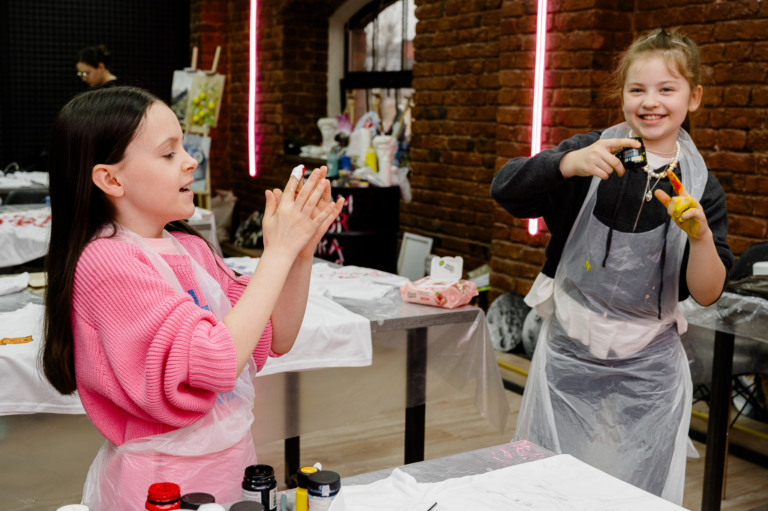 Детский День рождения. Мк роспись футболок. Alice_insomnia