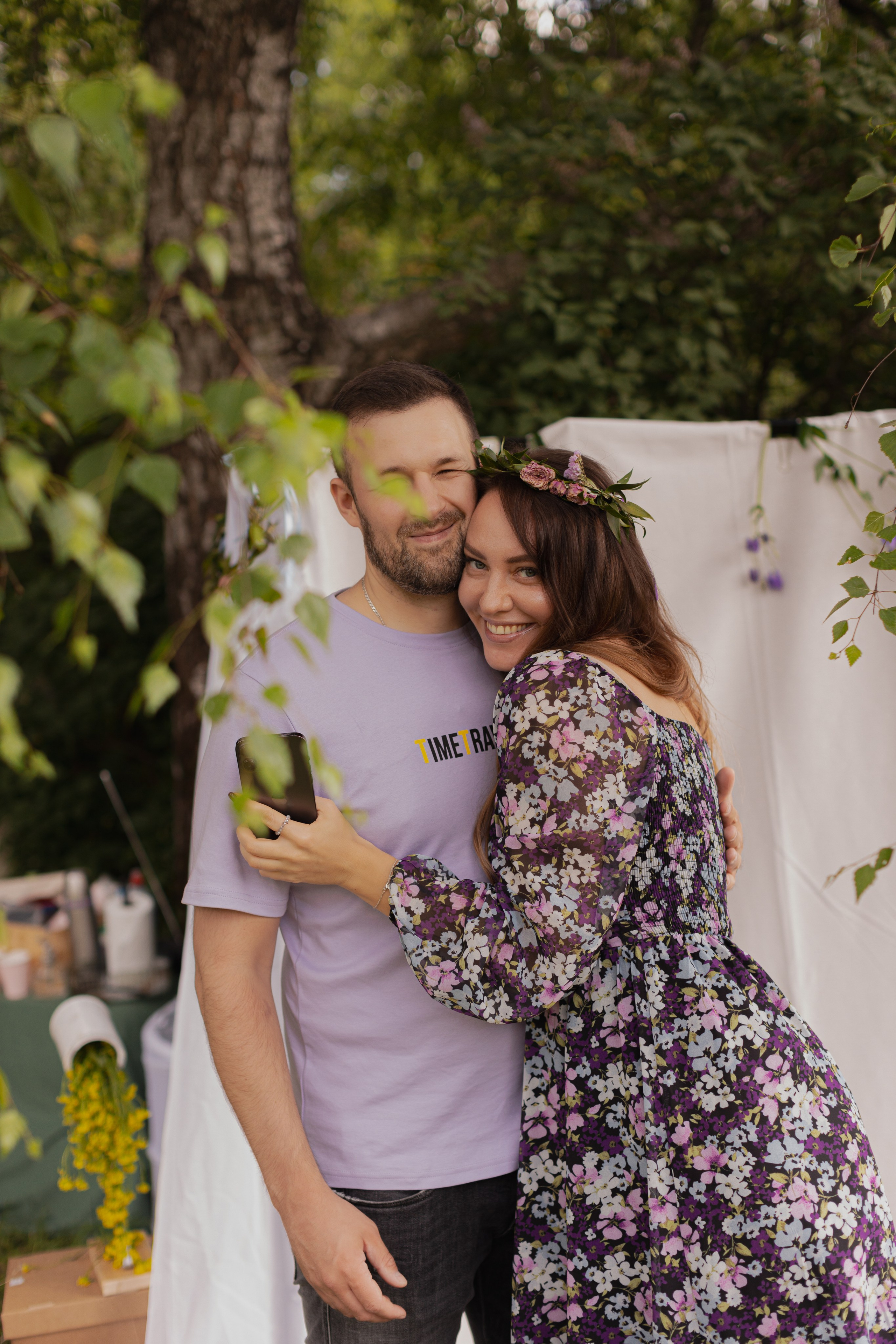 Мк Сирень на зеркале (девичник в парке). Анастасия Ракчеева Художник