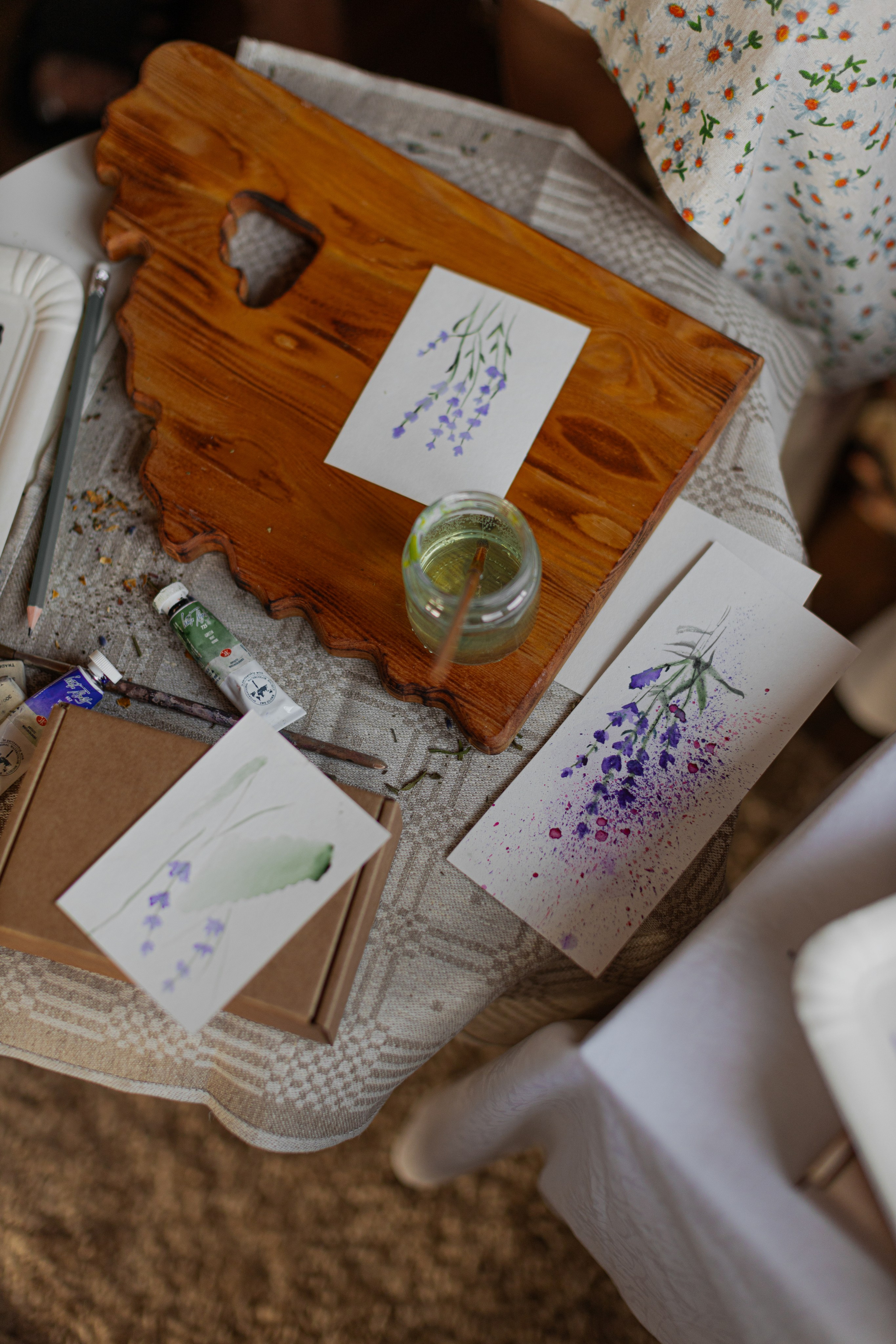 Акварель + Саше в бане. Анастасия Ракчеева Художник