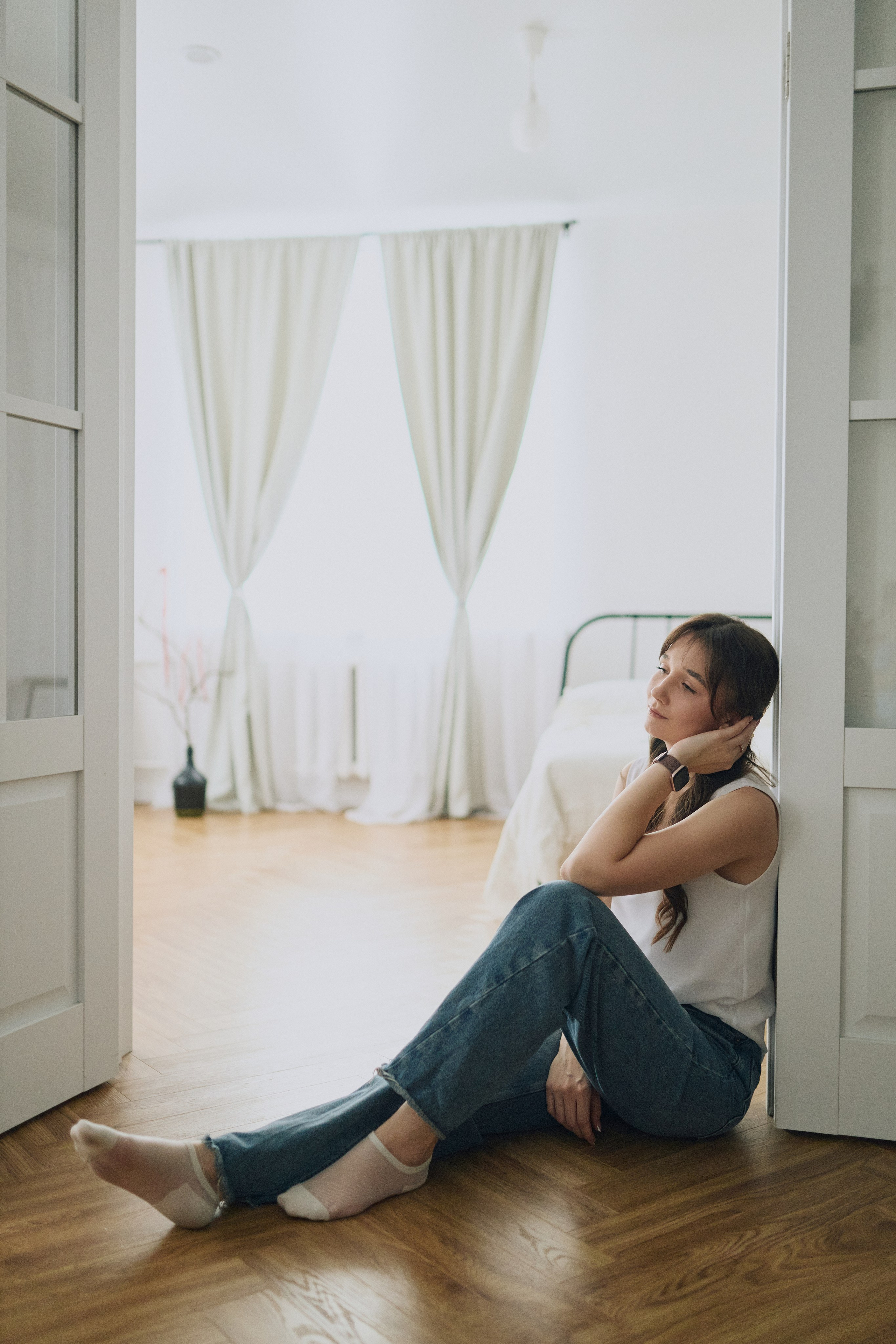 Студийная фотосессия мамы и дочки. Алина Каравайцева. Фотограф в городе Барнаул