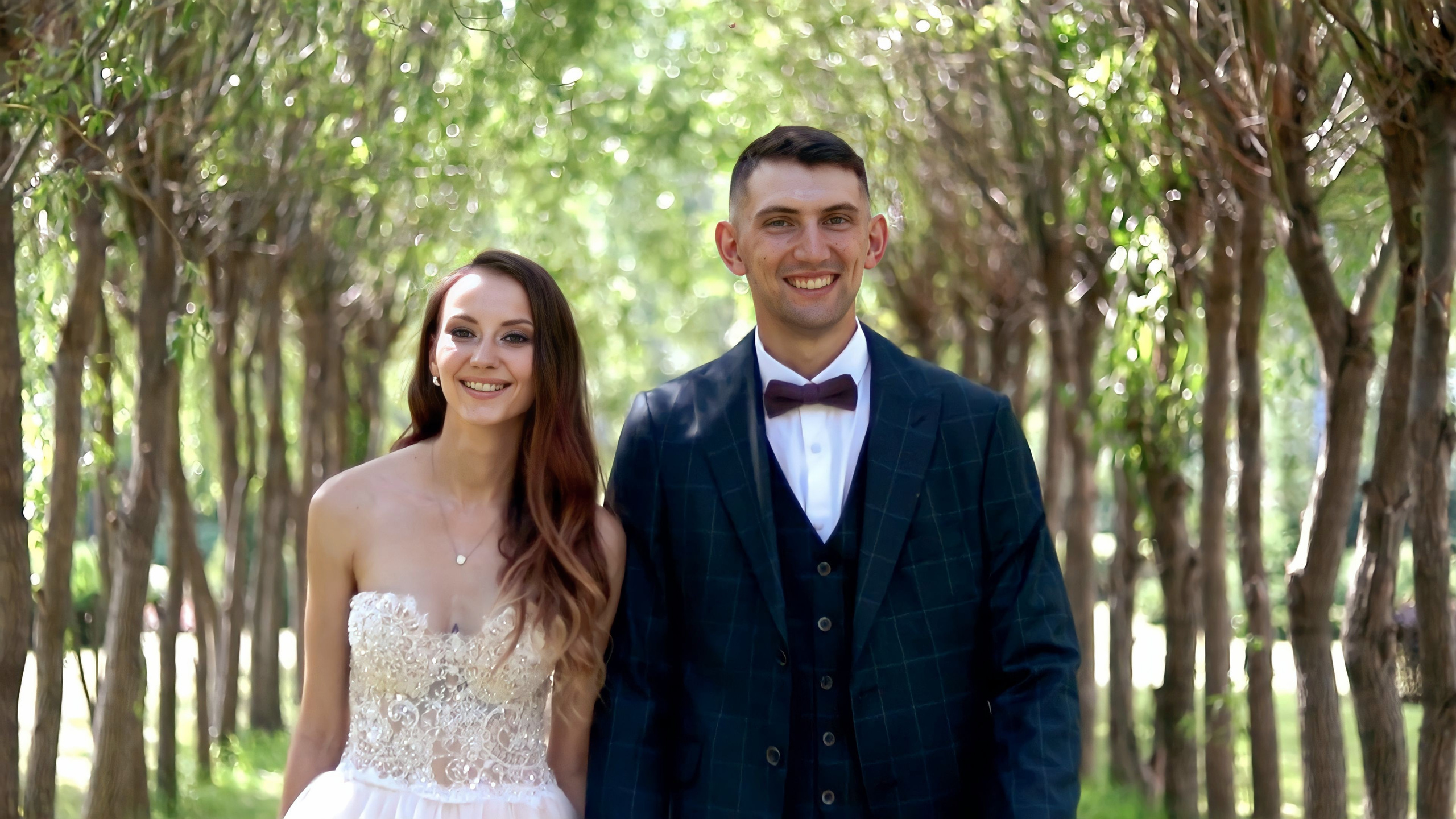 Свадебное видео в ботаническом саду города Новосибирска