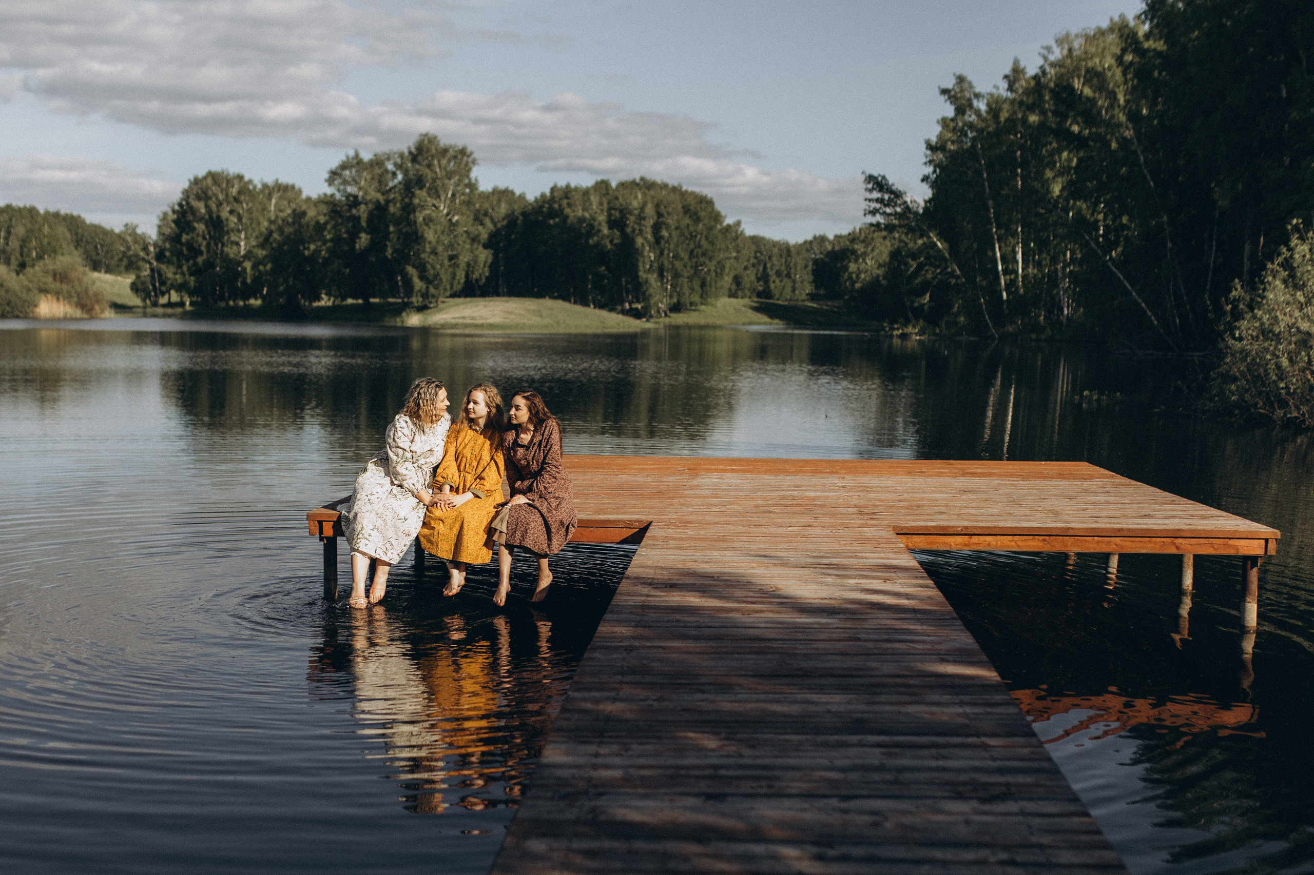 Настя с Дарьей и Ульяной. Семейный фотограф lifestyle в Новосибирске Елена Шпилевая