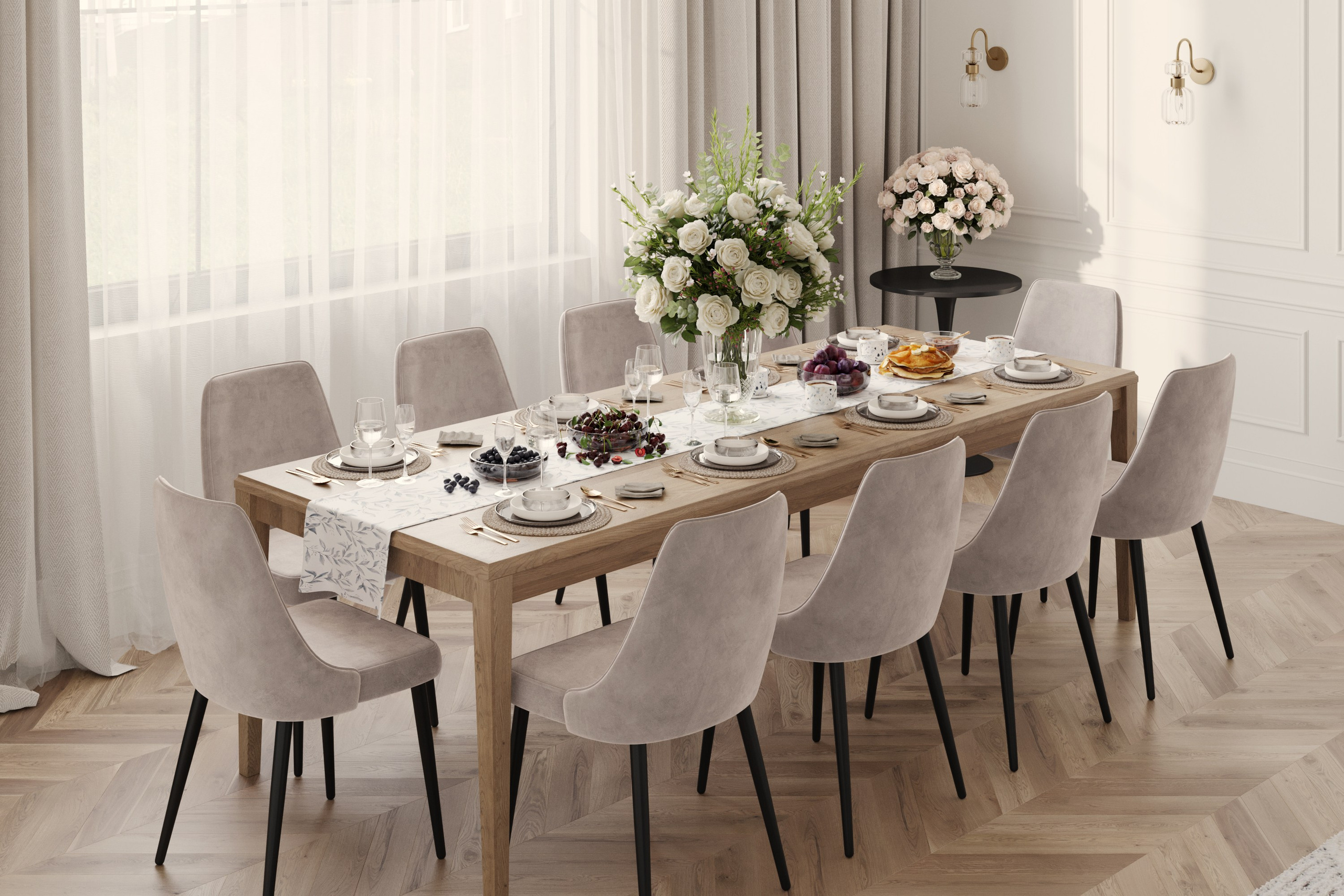 Дом 320 м² для большой семьи в Парижском стиле🤍