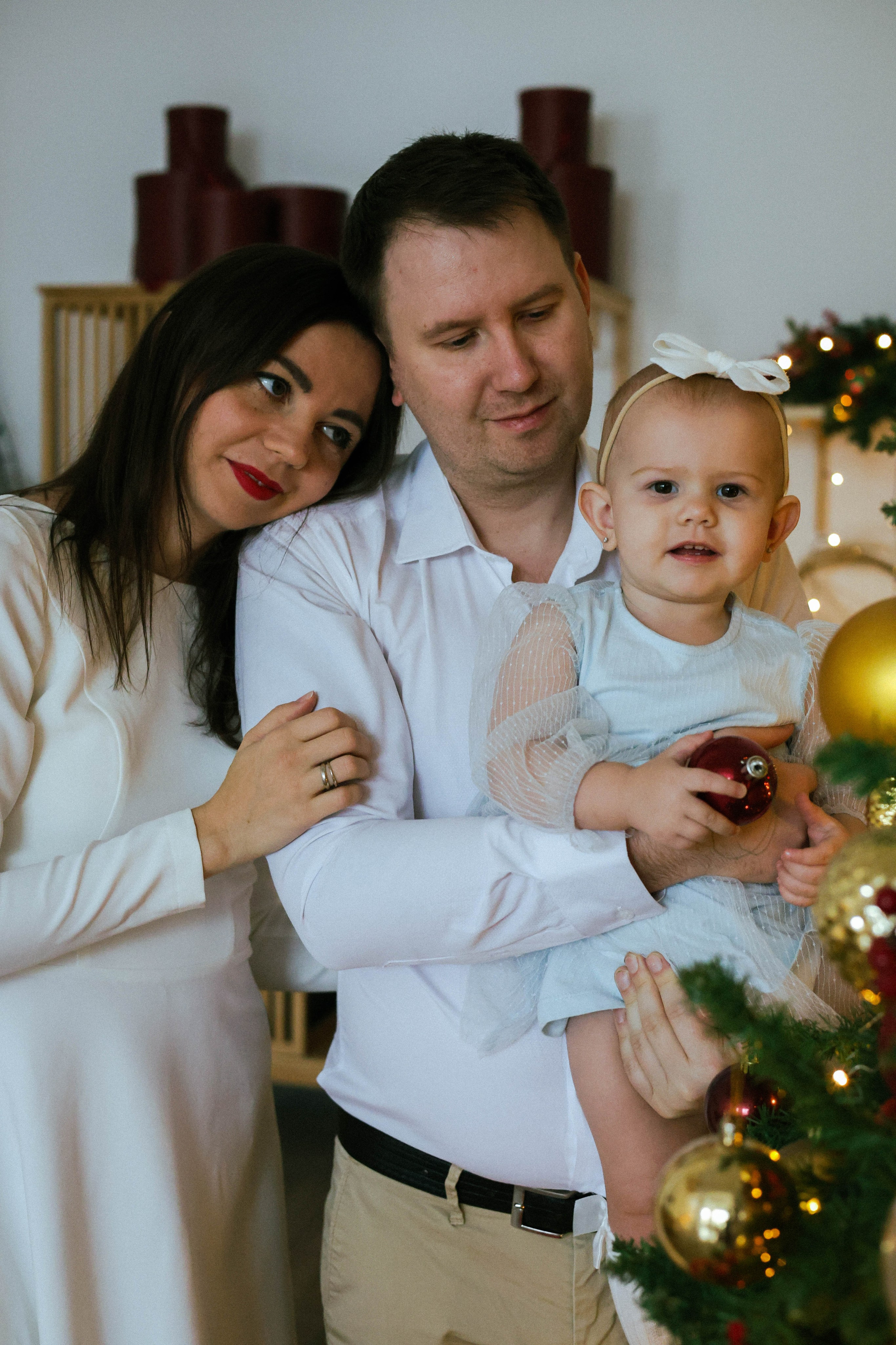 Новогодняя история «Ирина и ее семья». Фотограф в Москве Анастасия Калинина