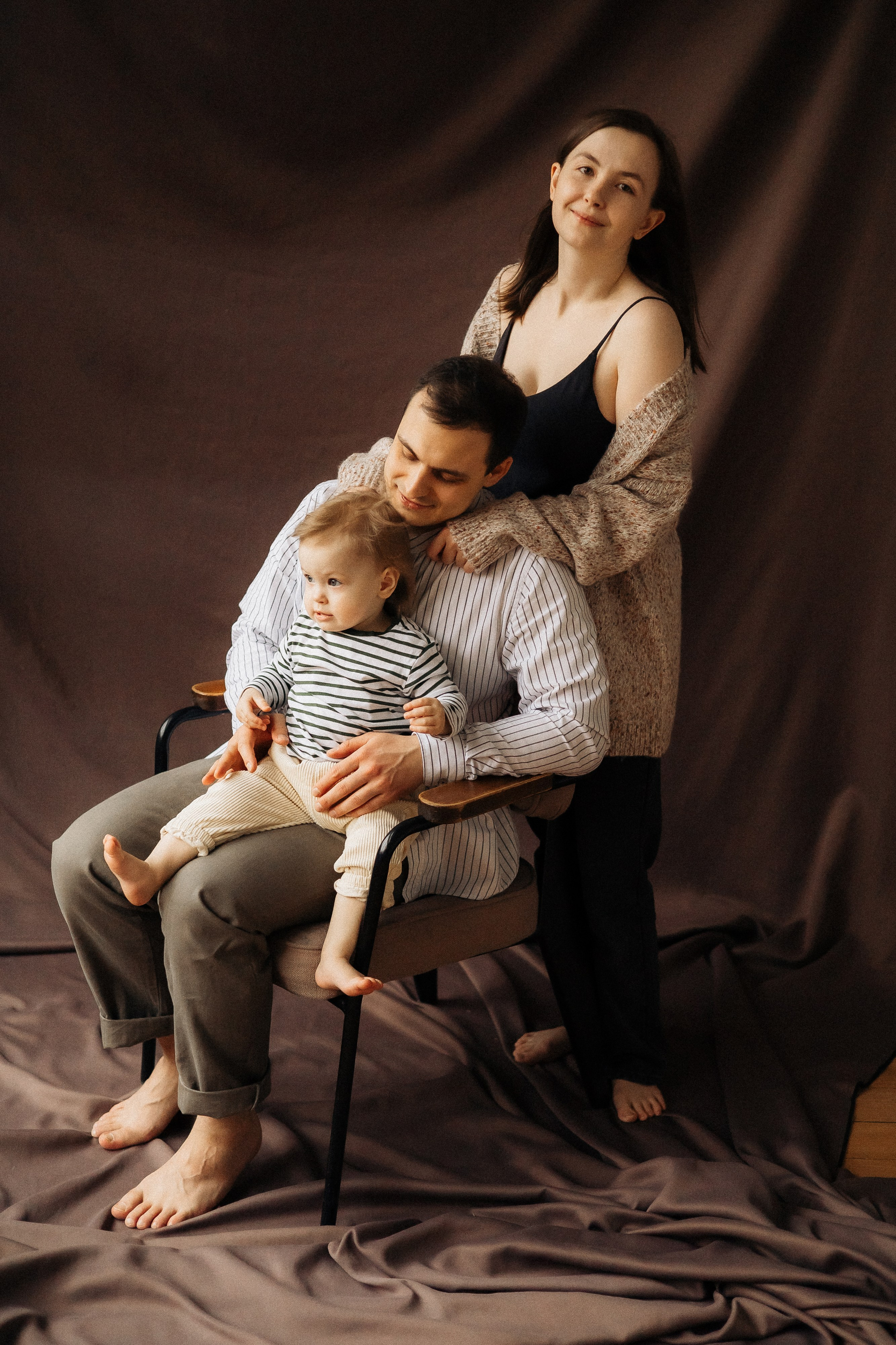 Сабина с мамой и папой