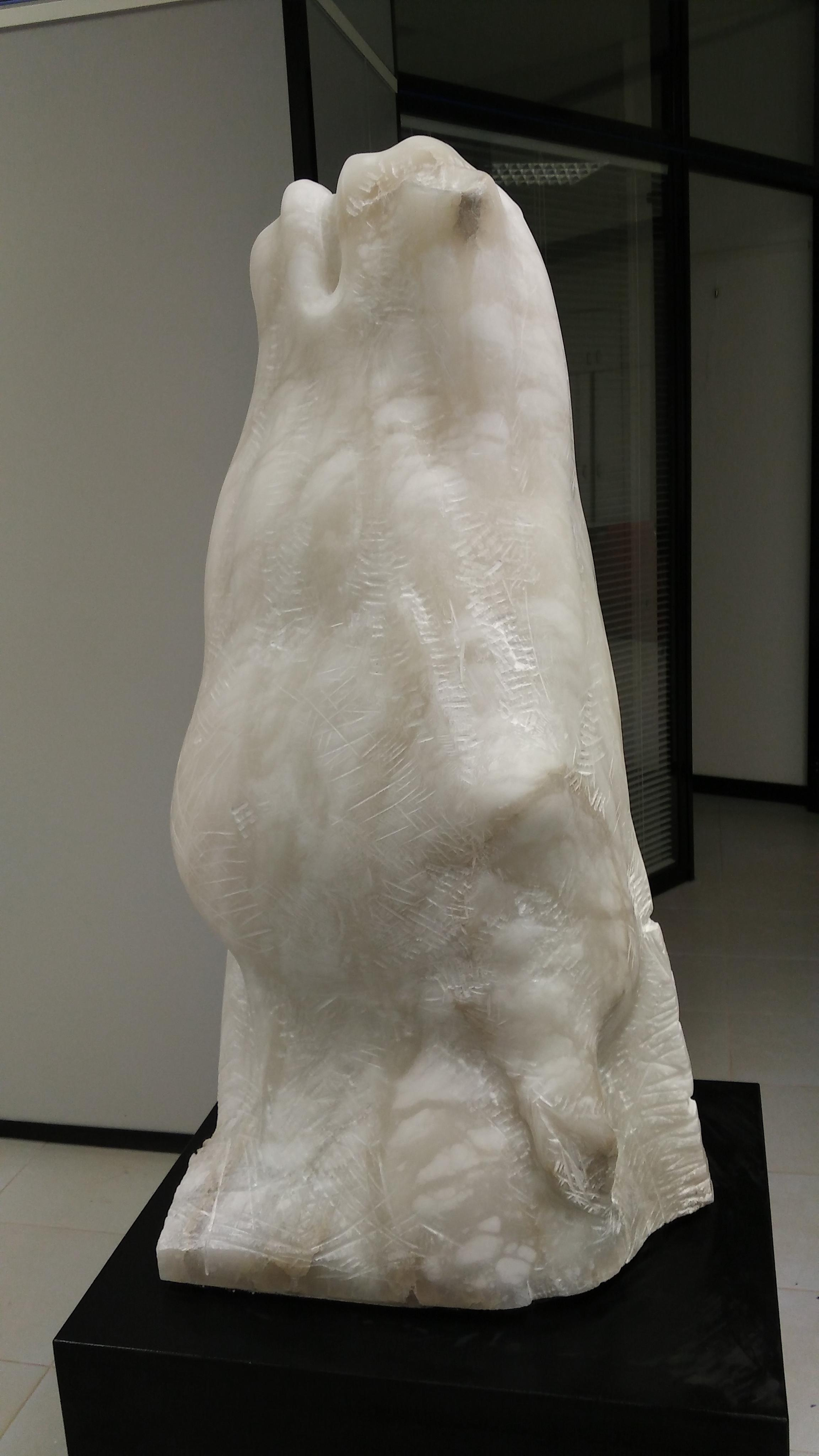 Голова лошади. 2017. Алебастр. Испания