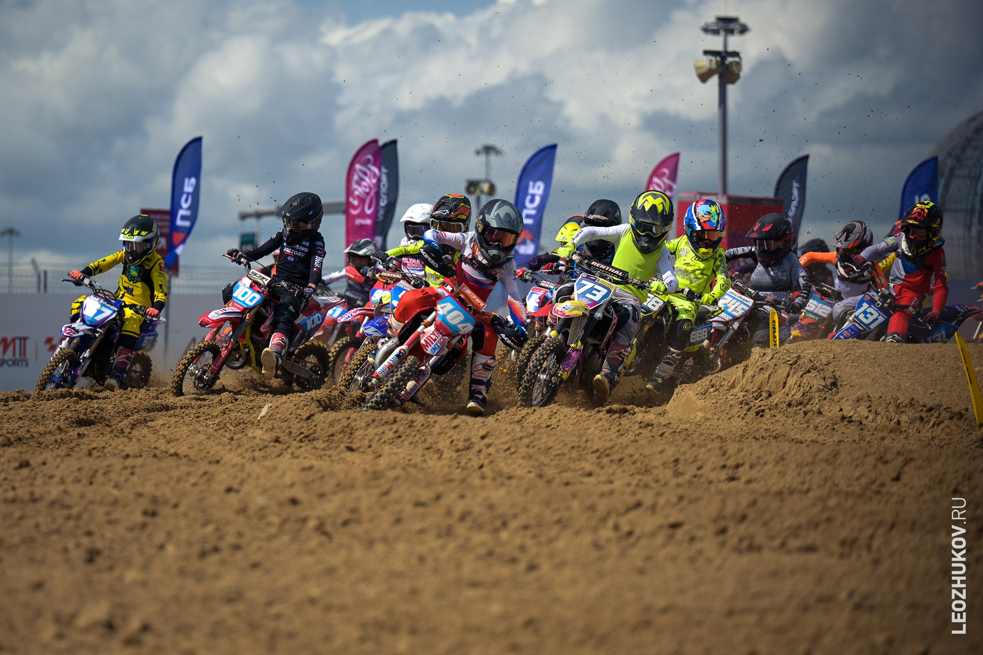 1 round of ММТ RGP russian motocross championships. Sports photographer Leonid Zhukov