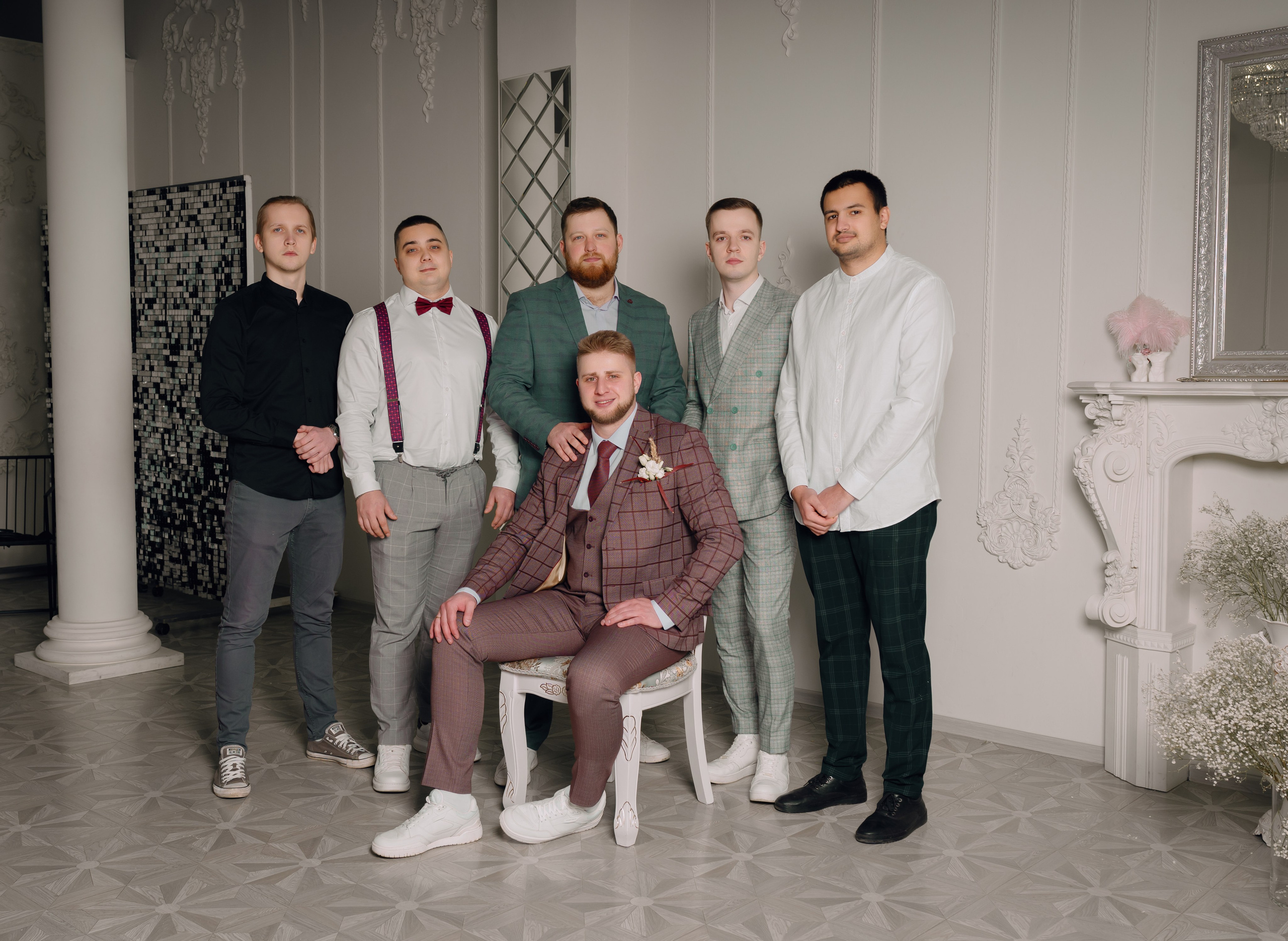 Свадебная фотосессия в студии. Фотограф Ким Наталья в Красноярске