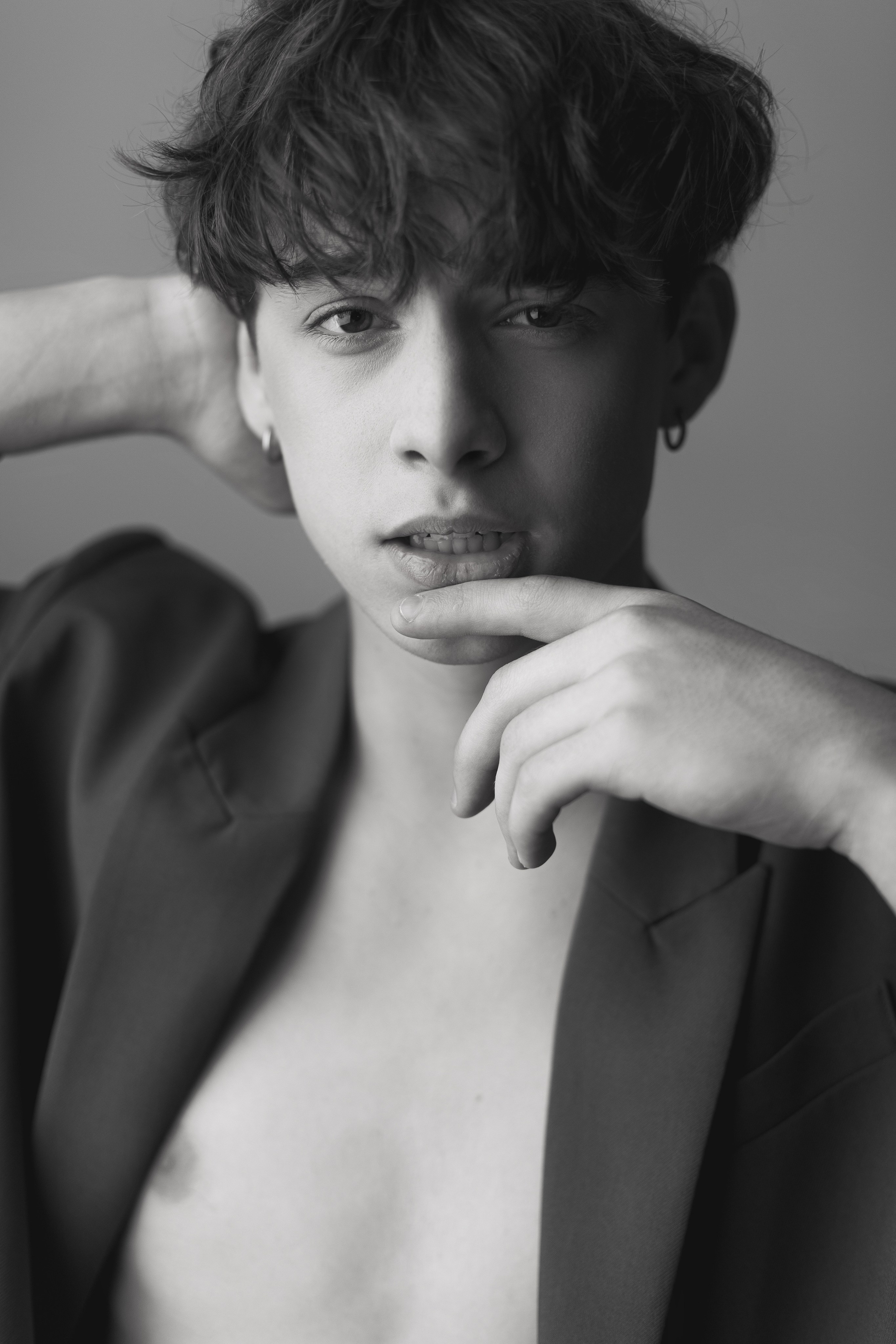 Мужской портрет ЧБ