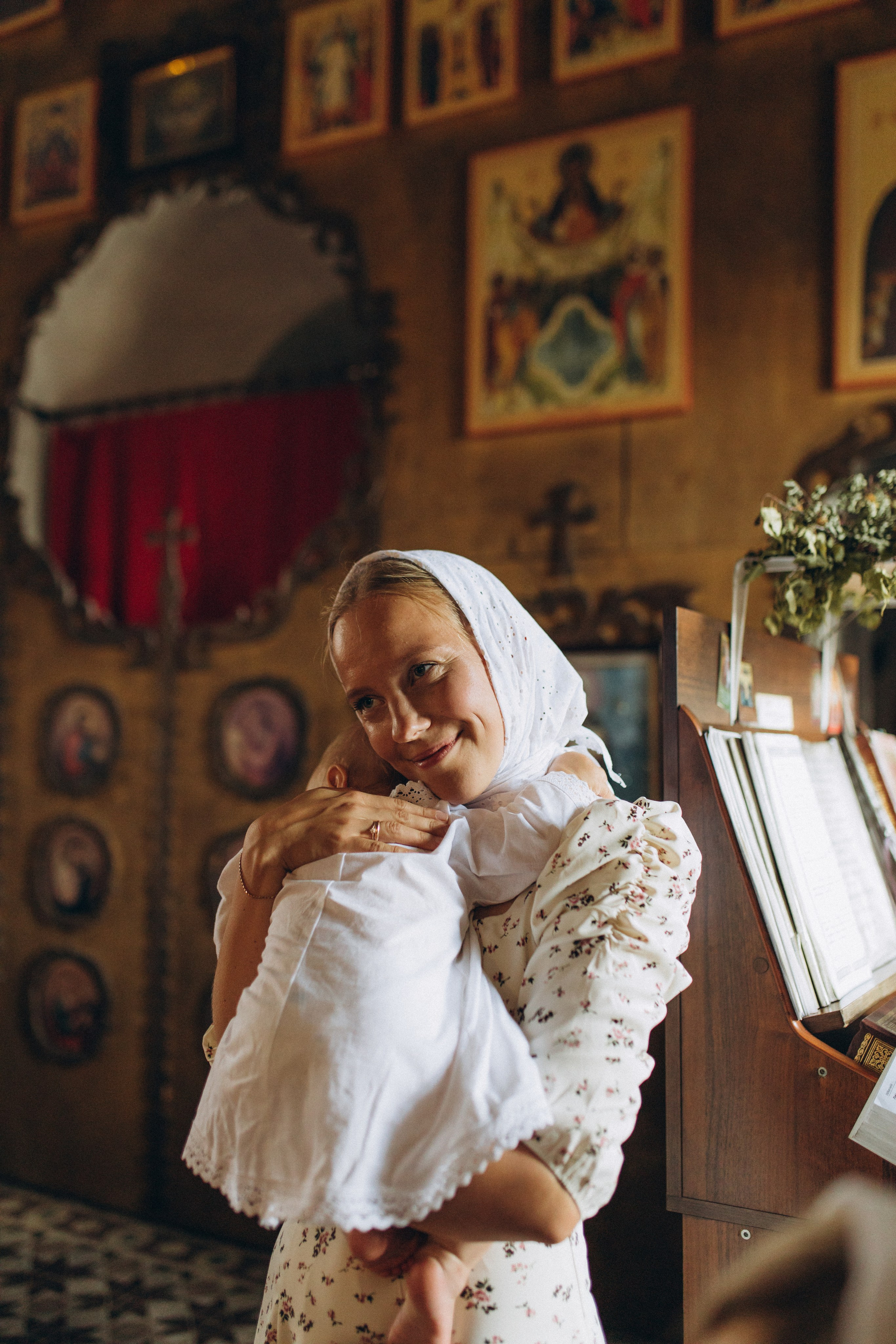 Крещение Марии. Семейный фотограф в Обнинске