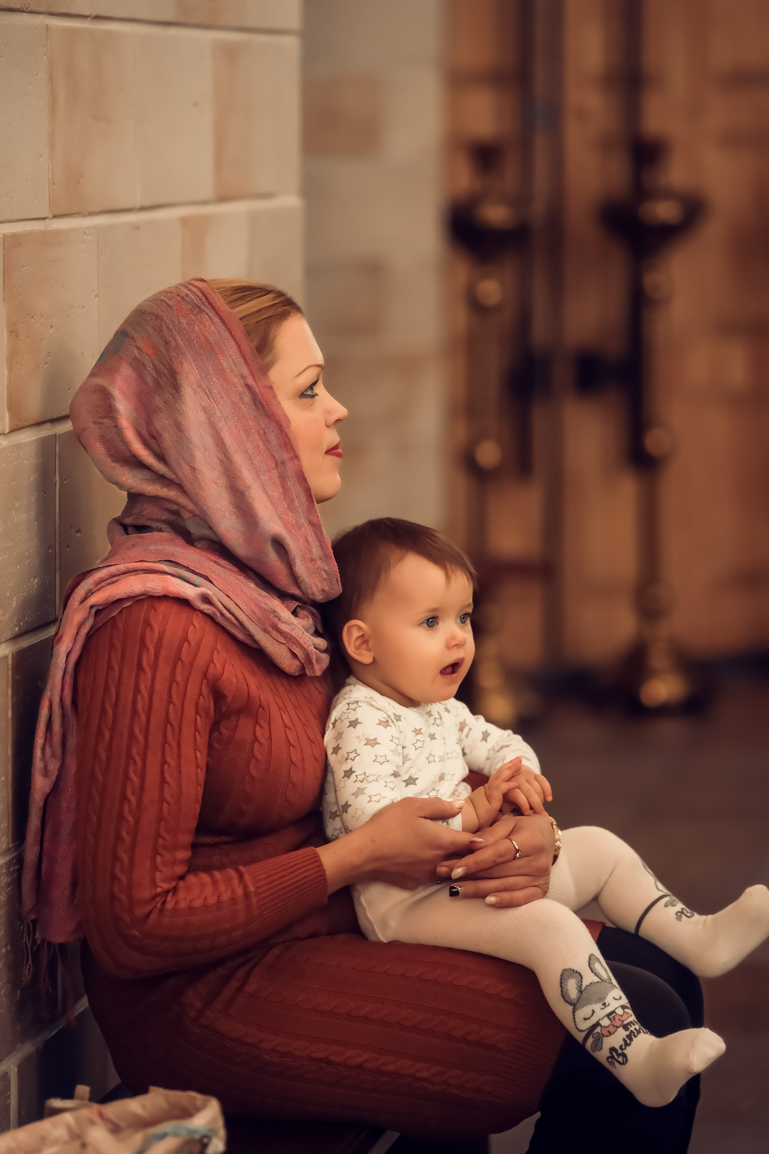 Крещение Валерии. Семейный и женский фотограф в городе Благовещенск Надежда Буярова