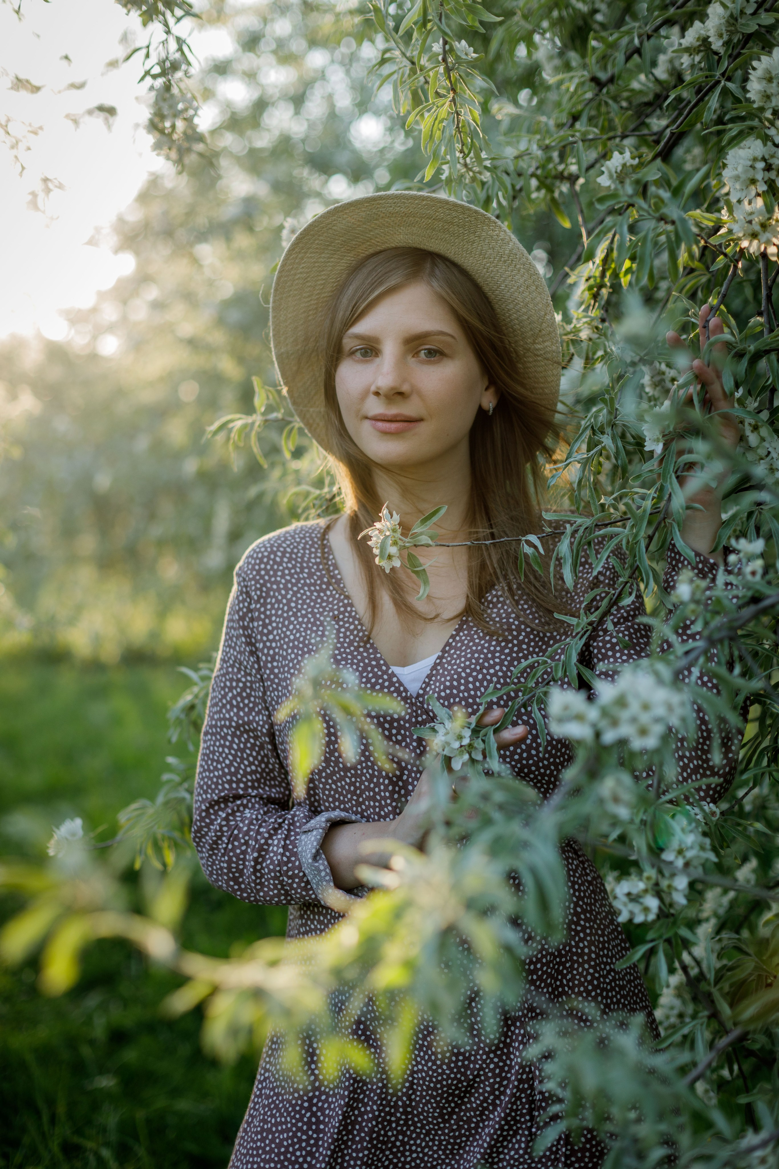 Екатерина в Яблоневом саду. Фотограф в Санкт-Петербурге Ксения Андреева
