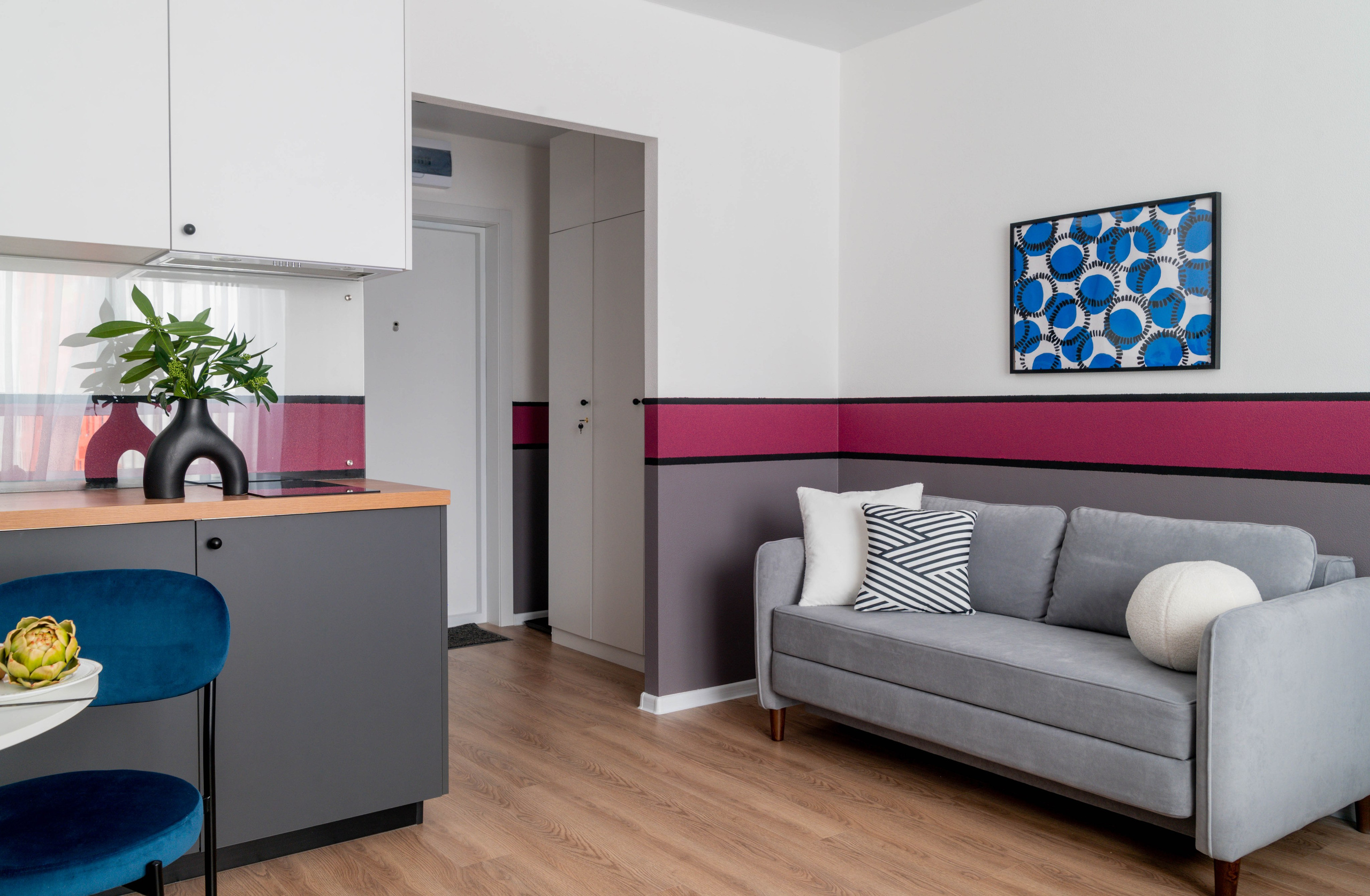 Съемка студии для посуточной аренды ЖК «Волга Парк». Интерьерный фотограф в Ярославле. Вероника Лазыкина