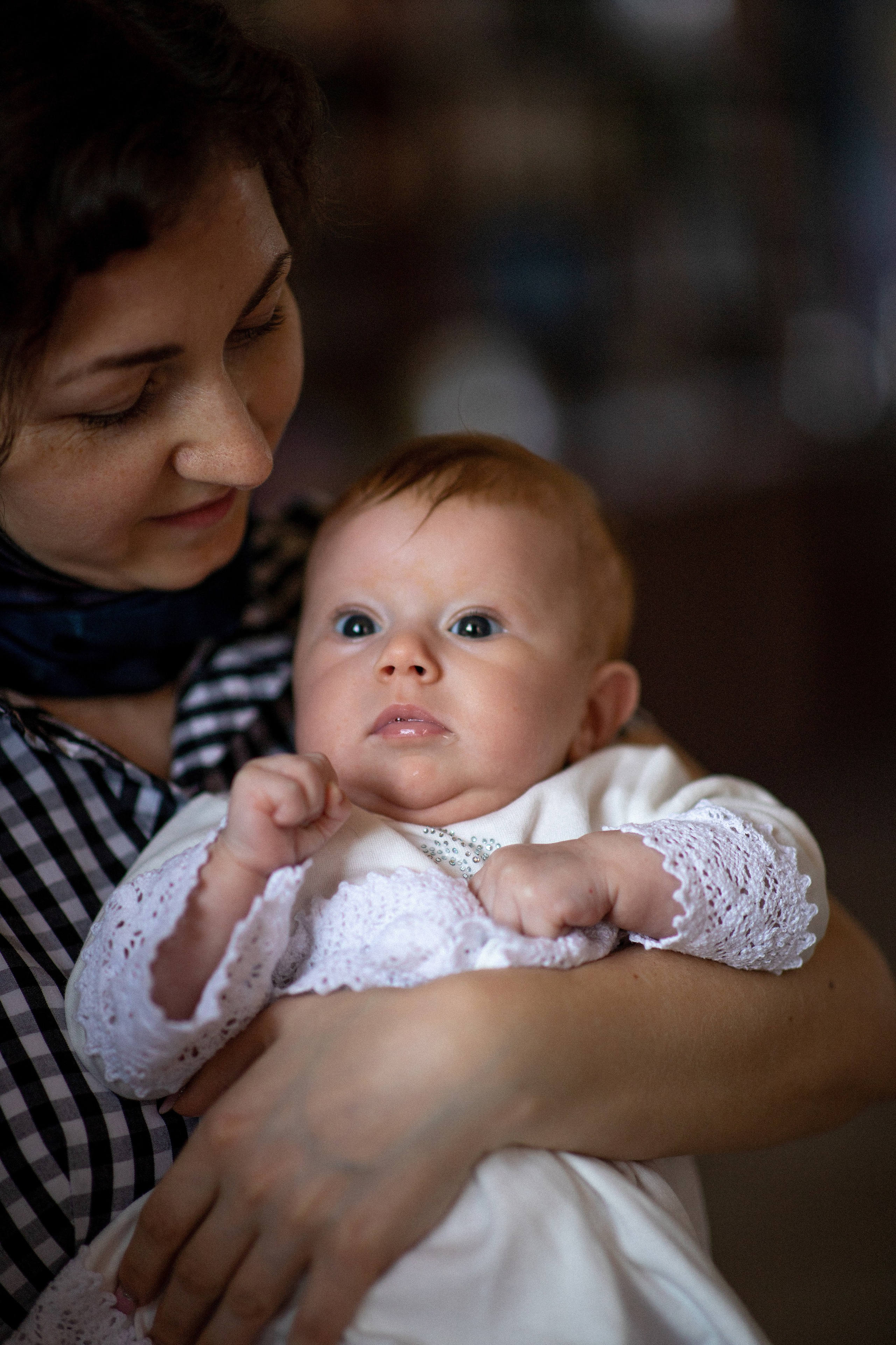 Крещение Марии. Фотограф на крещение в Рязани. Семейный фотограф