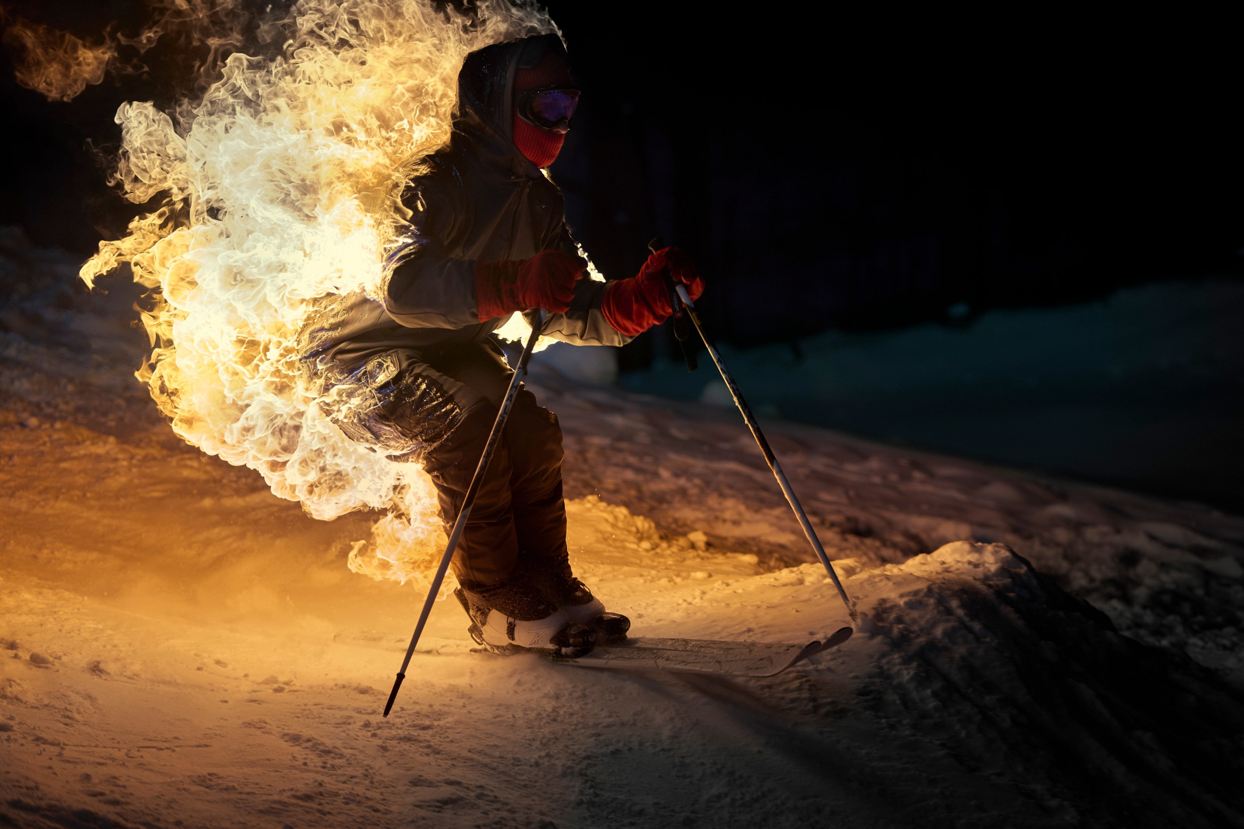 Burning Mogul. Creative photographer Denis Klero