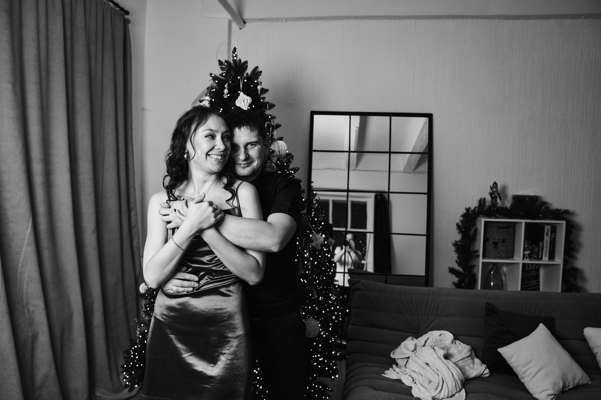 Новогодняя студийная фотосессия семьи Зиновьевых | Фотограф Иван Третьяков, Новокузнецк