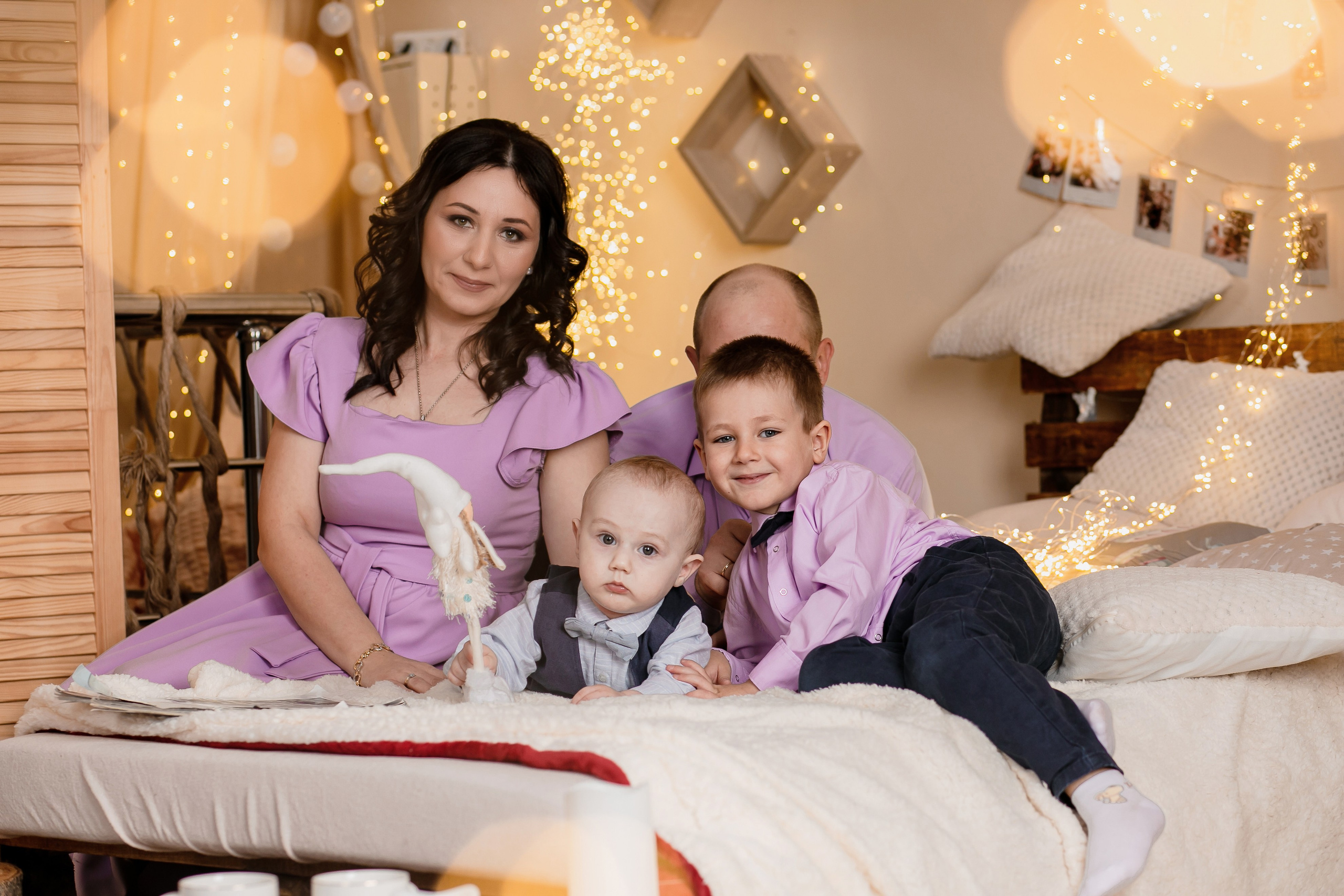 Марина с семьёй. Свадебный и семейный фотограф в Каспийске Алёна Нурмагомедова