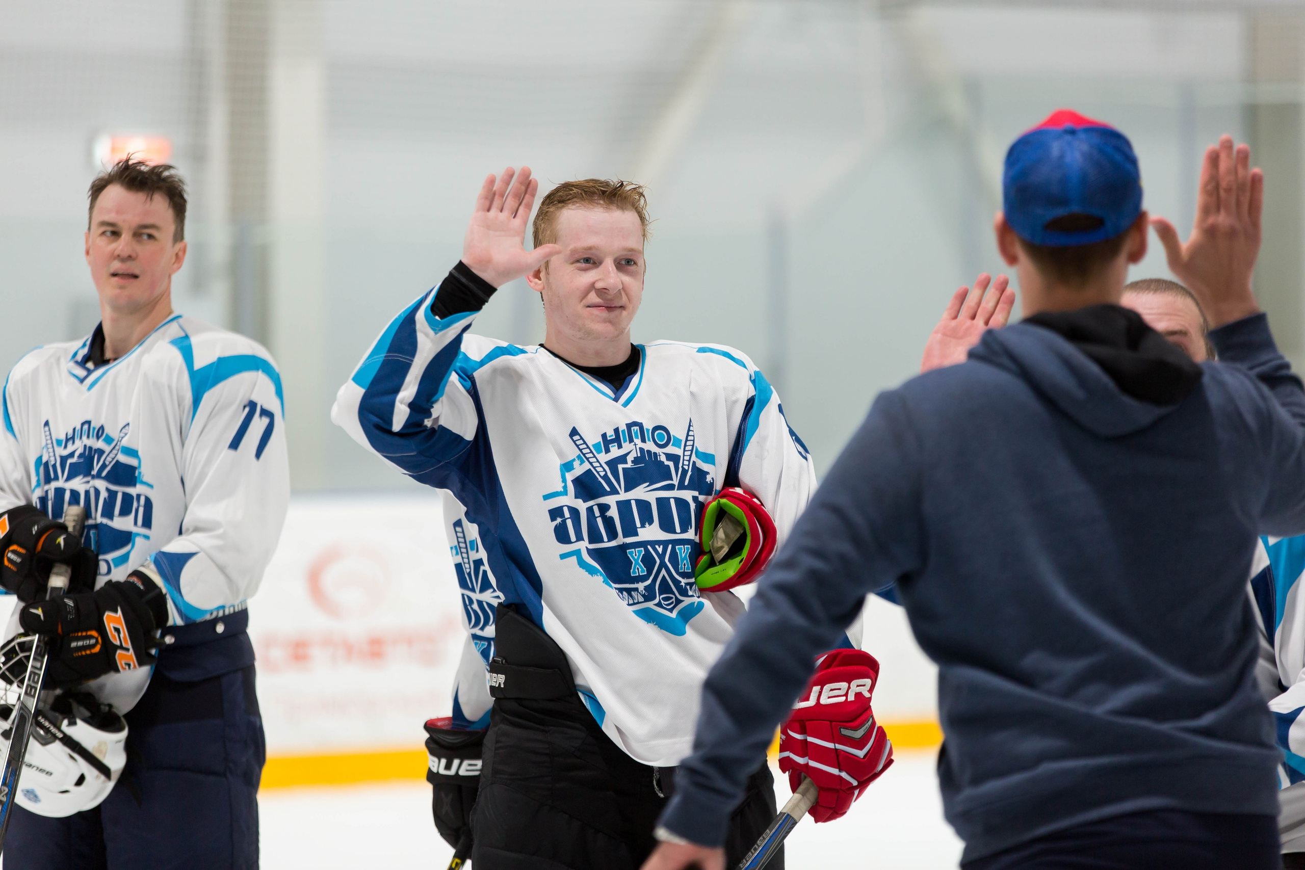 Хоккей для НПО «Аврора». Снимаю съемки