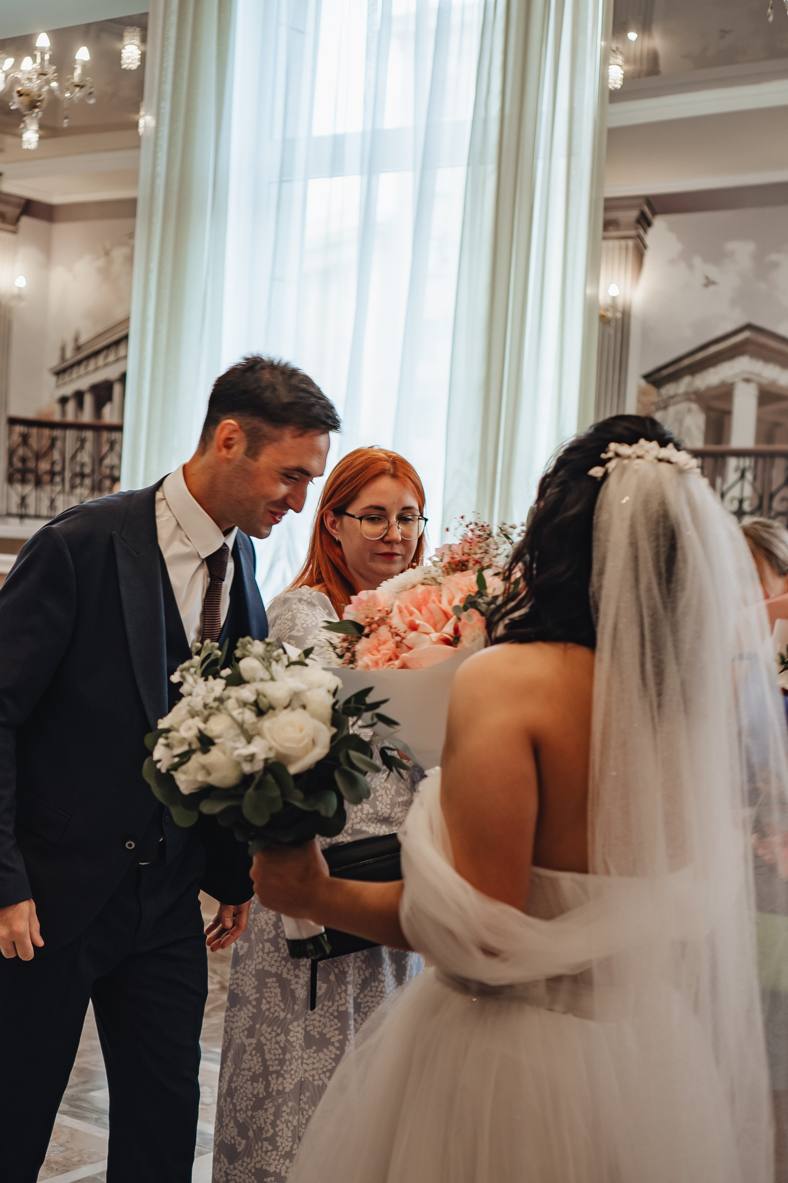 СВАДЕБНАЯ СЬЕМКА В ЗАГСЕ НА МОСКОВСКОМ ПРОСПЕКТЕ. Профессиональный фотограф, Санкт-Петербург — Виктория Богомолова
