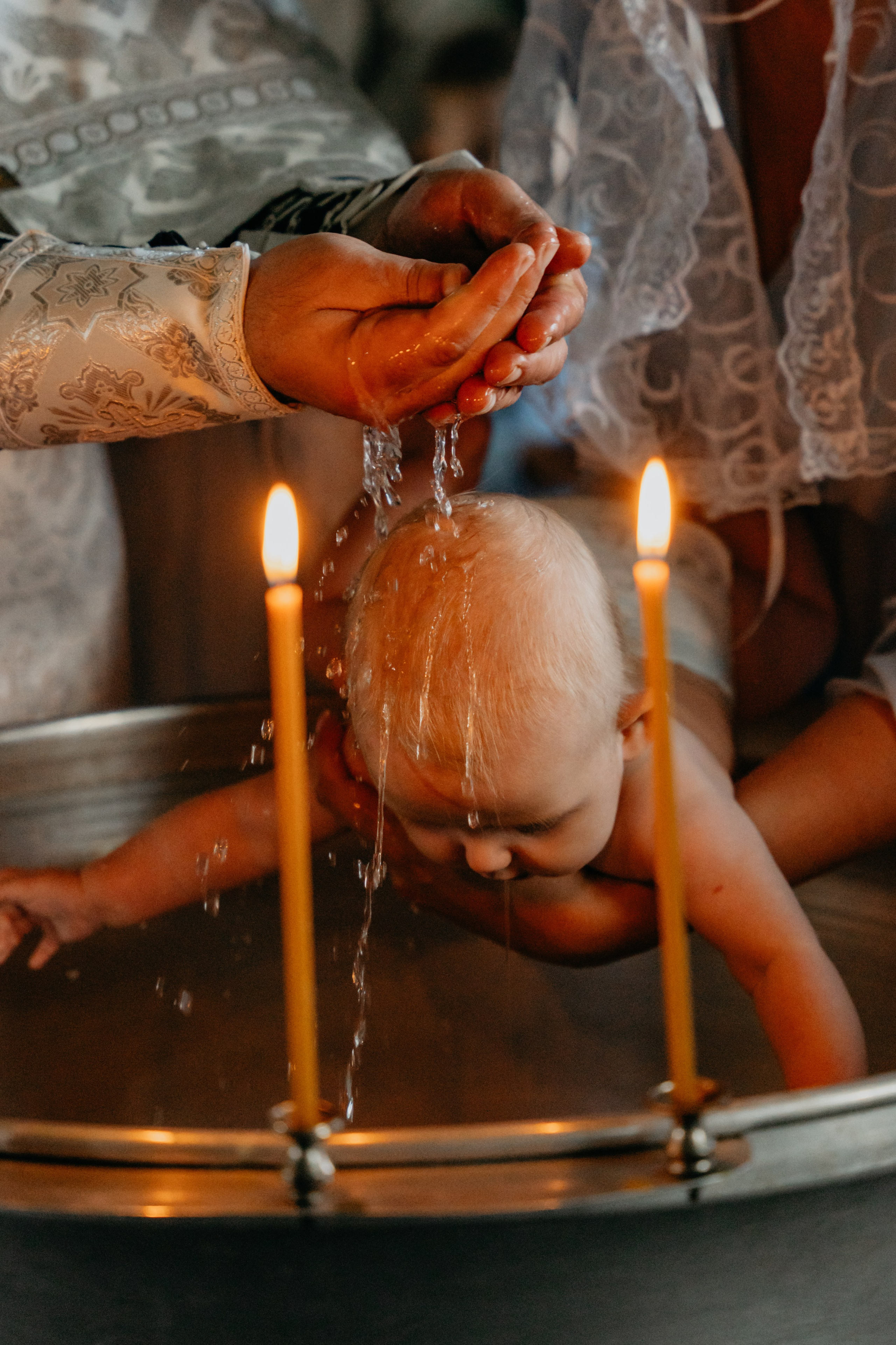 Таинство крещения в с. Великорецкое