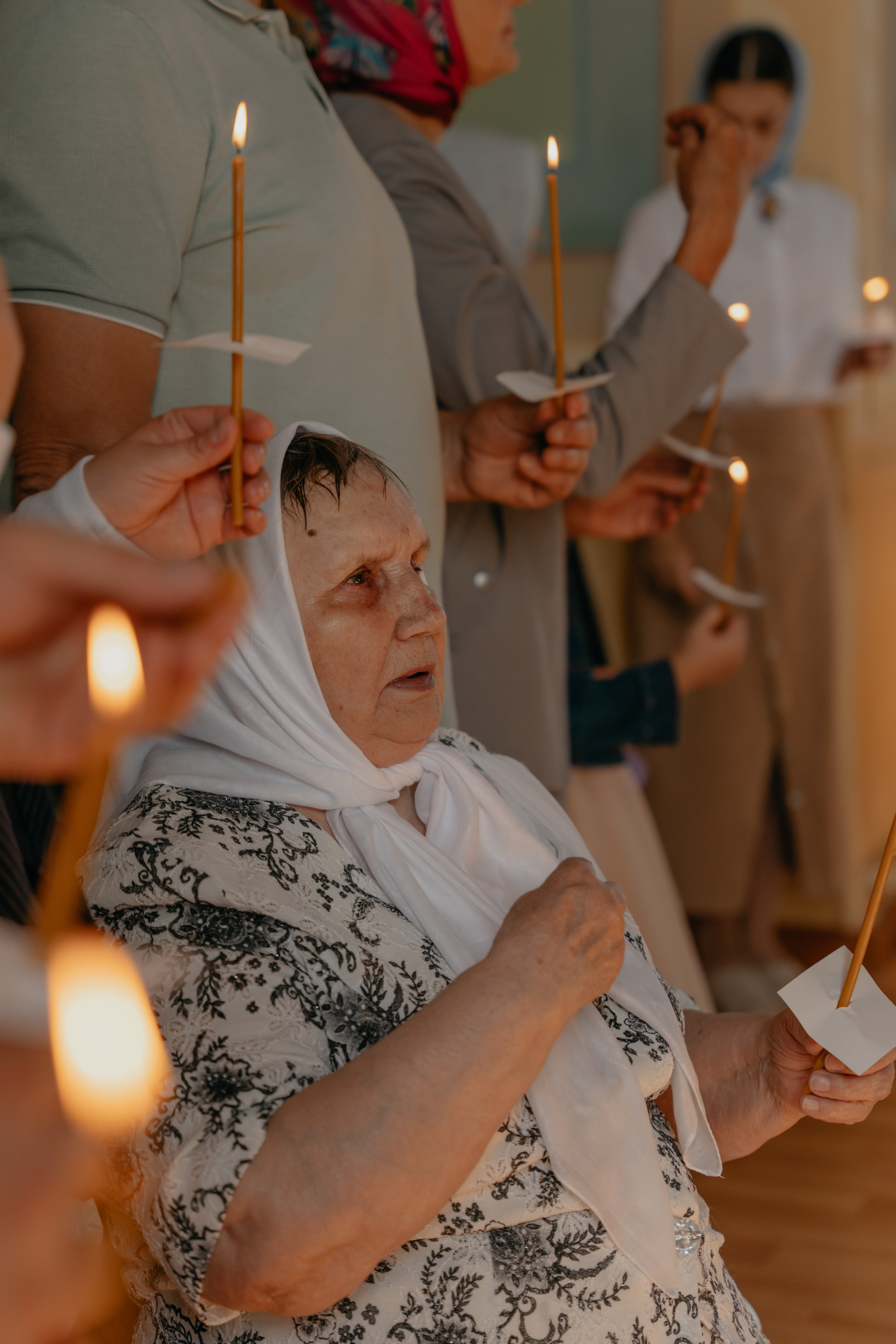 Таинство крещения в Трифоновом Монастыре