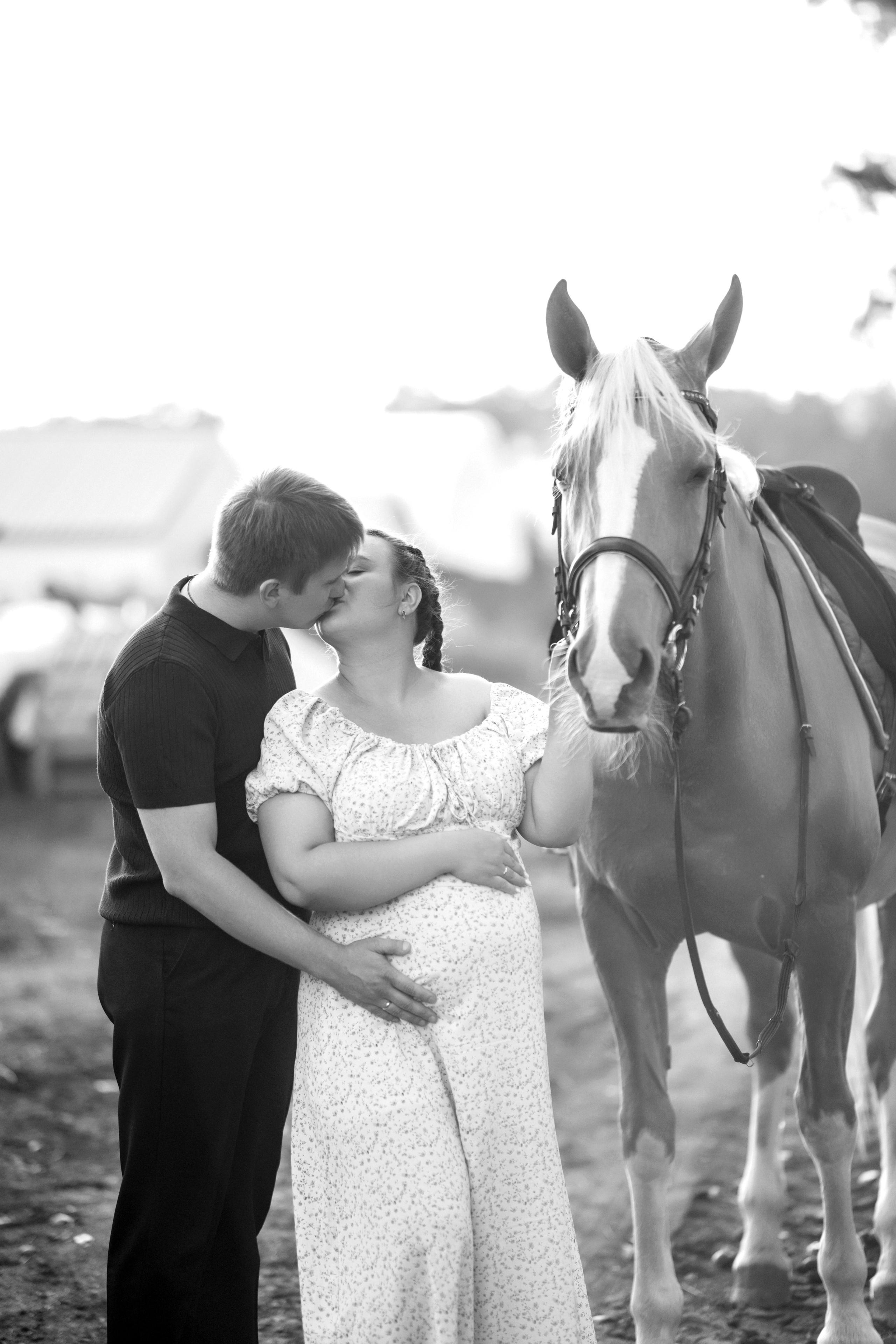 Фотосесиия с лошадью. Семейный и свадебный фотограф в Ульяновске Арина Авдеева