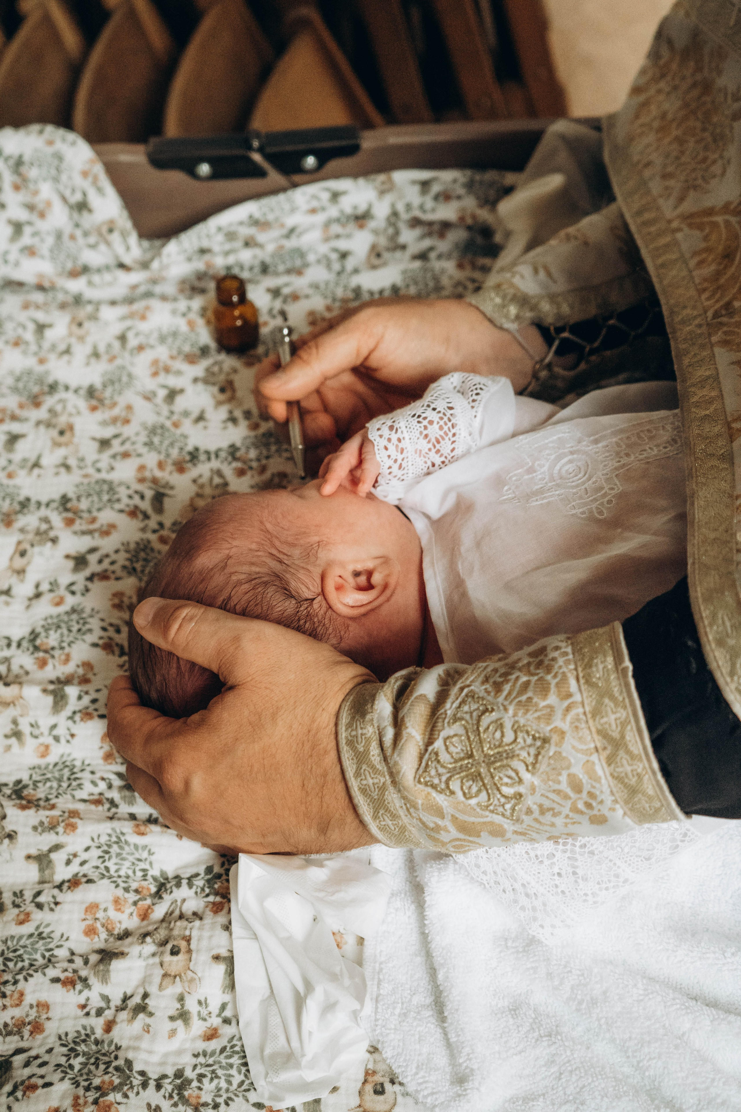 Крещение Макара. Фотограф Москва Валерия Веденина
